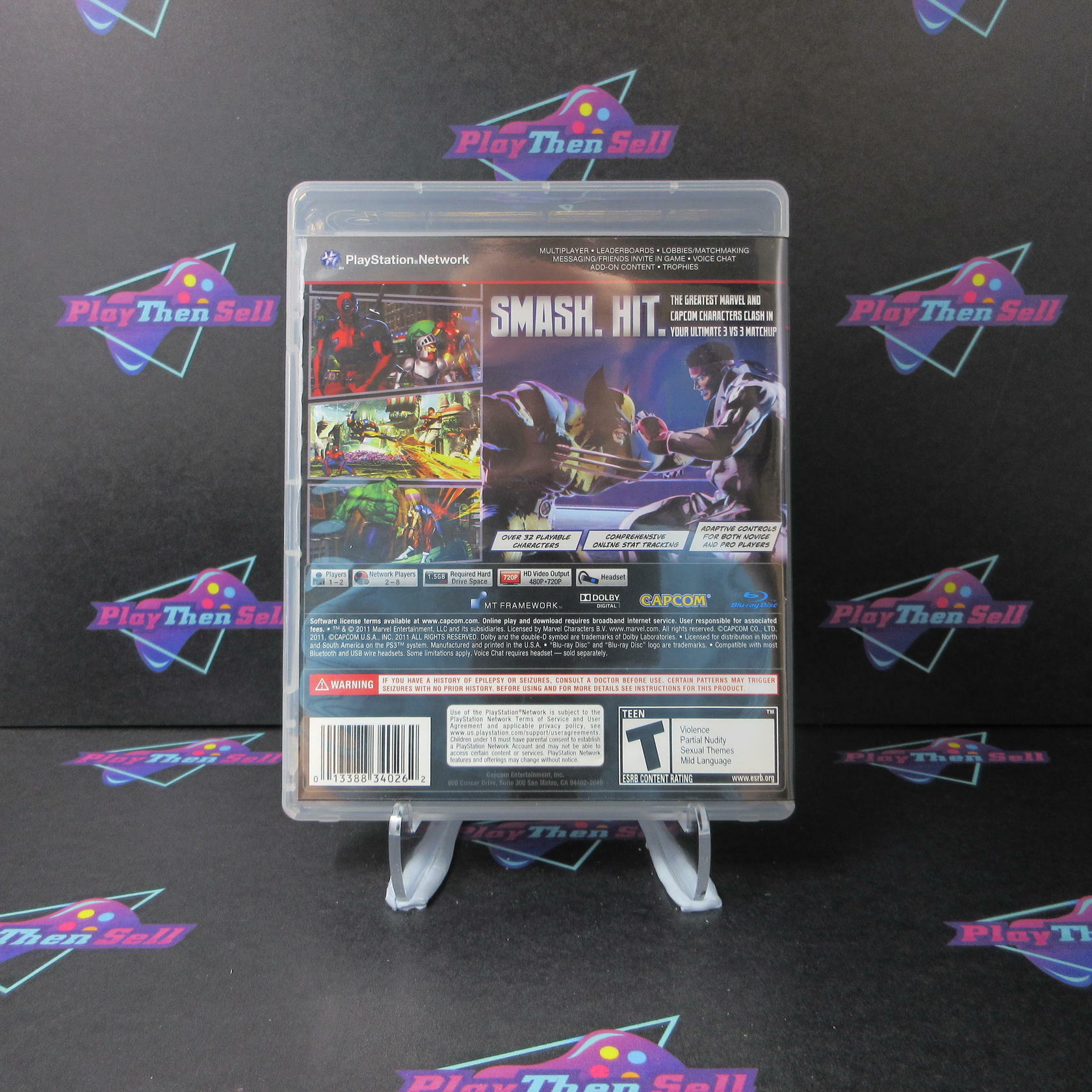 Marvel vs Capcom 3 Fate of Two Worlds PS3 PlayStation 3 - Like New