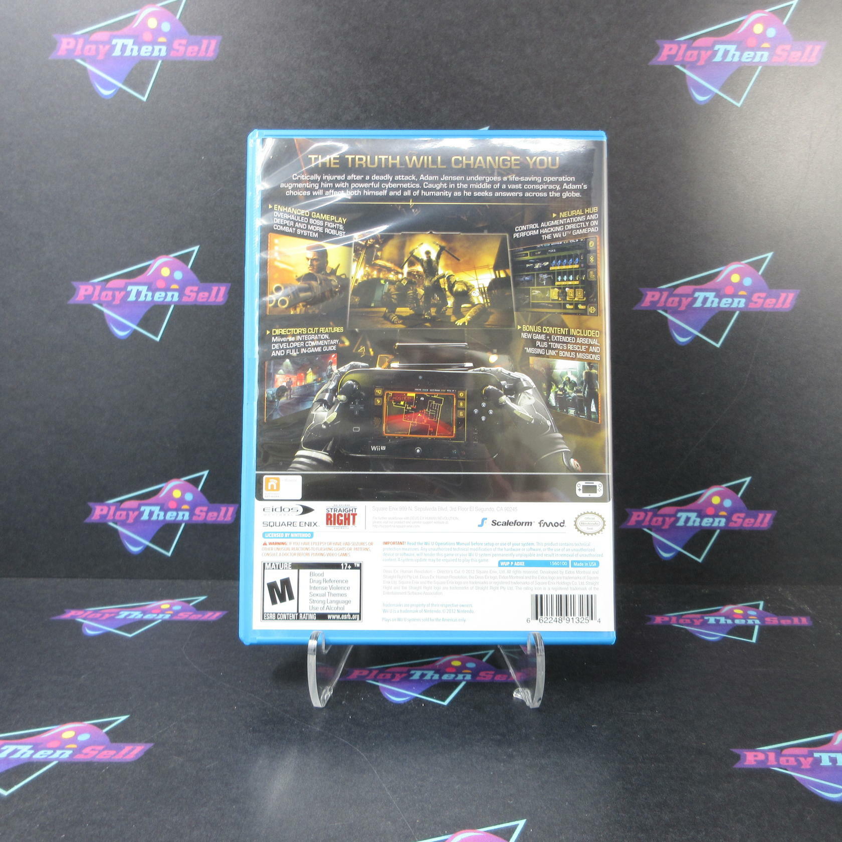 Deus Ex Human Revolution Director's Cut Nintendo Wii U - Like New