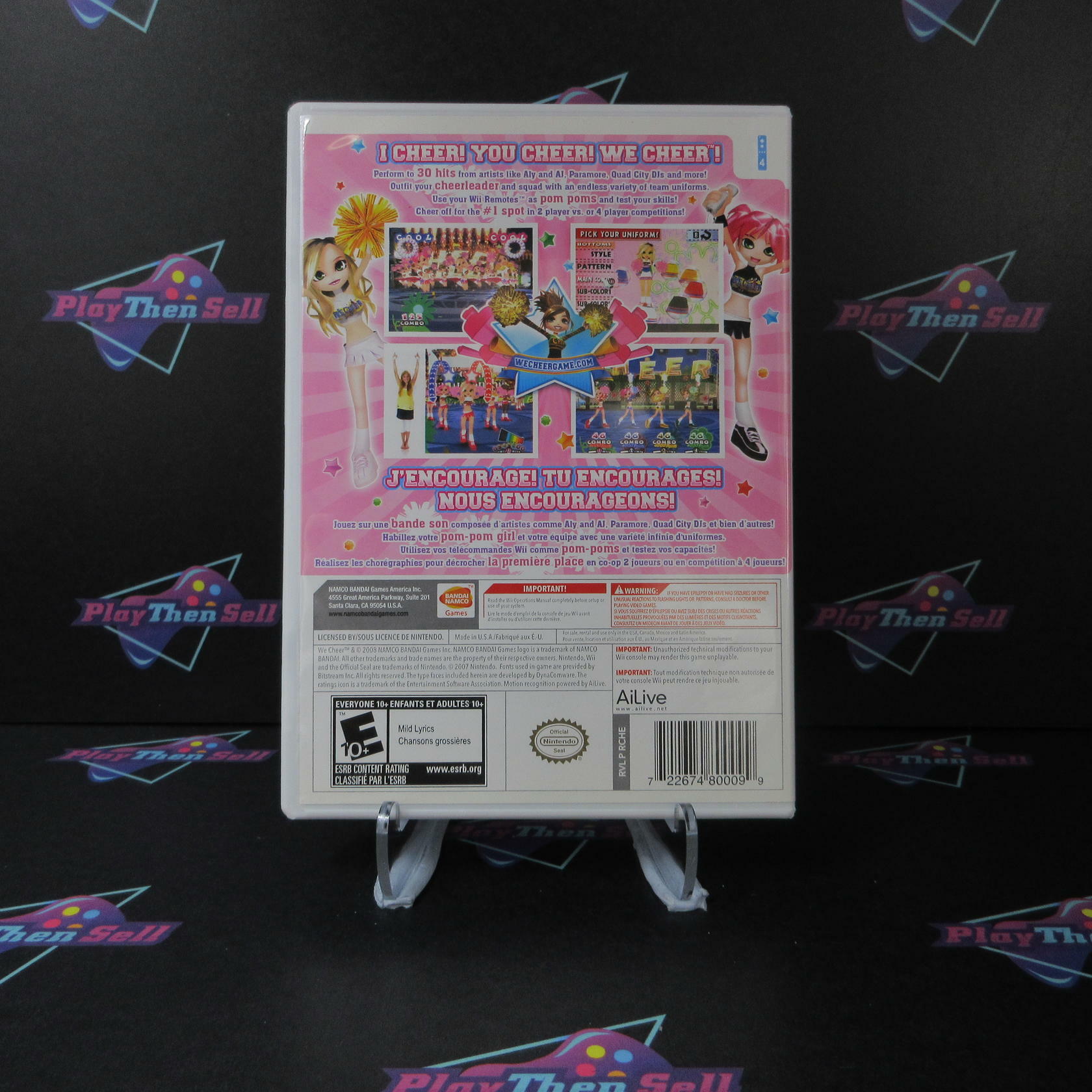 We Cheer Nintendo Wii - Like New