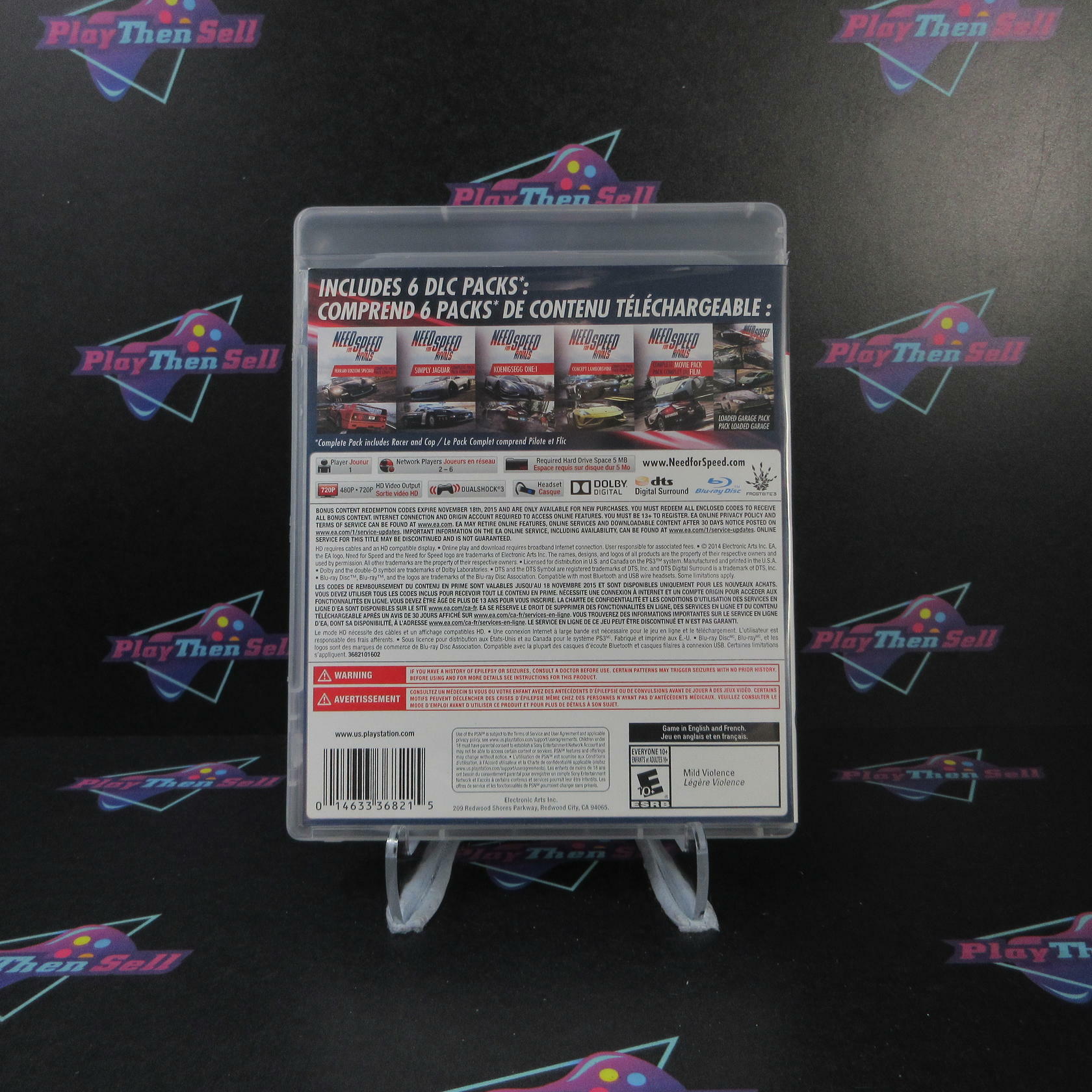 Need for Speed Rivals Complete Edition PS3 PlayStation 3 - Like New