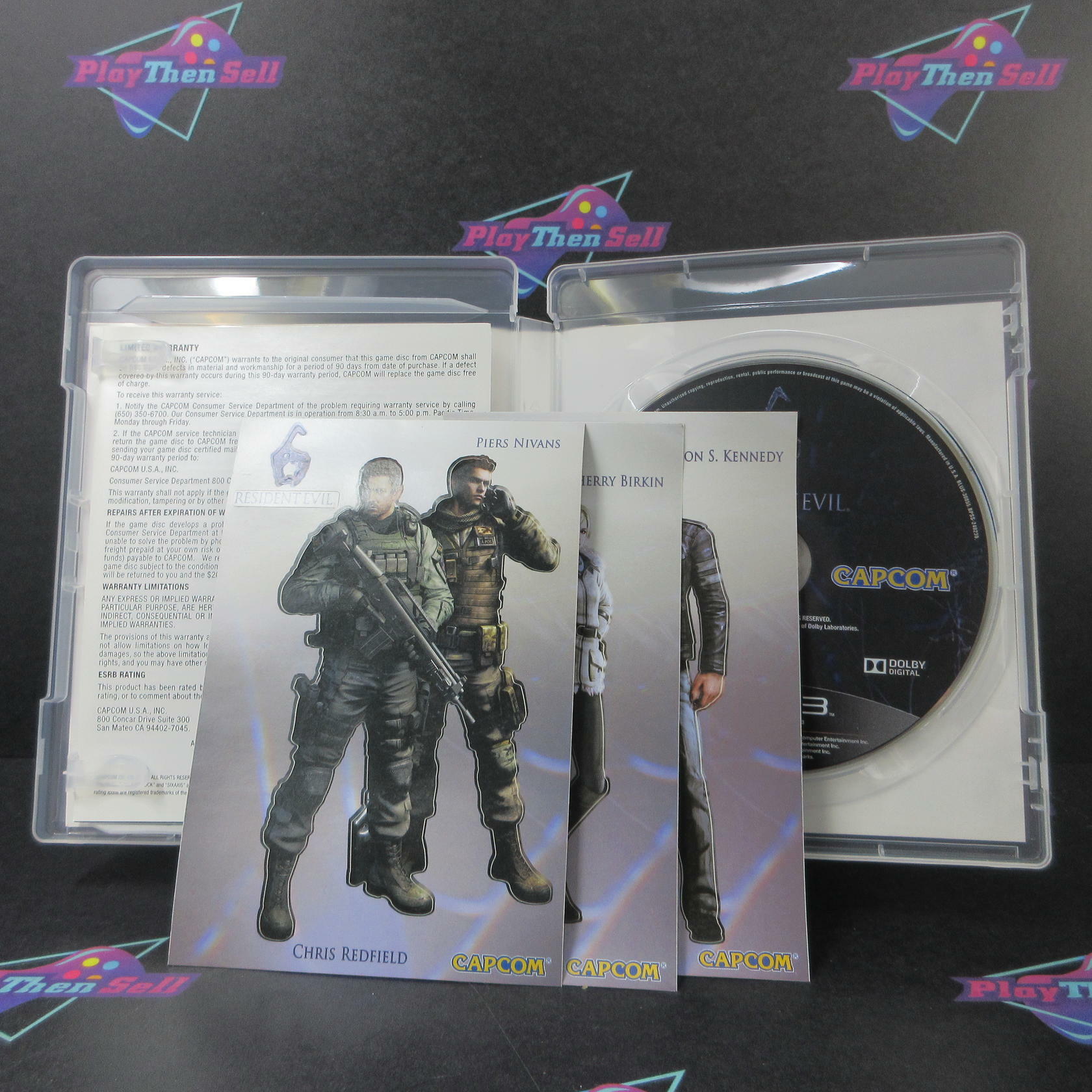 Resident Evil 6 Walmart Edition PS3 PlayStation 3 + Stickers - Like New