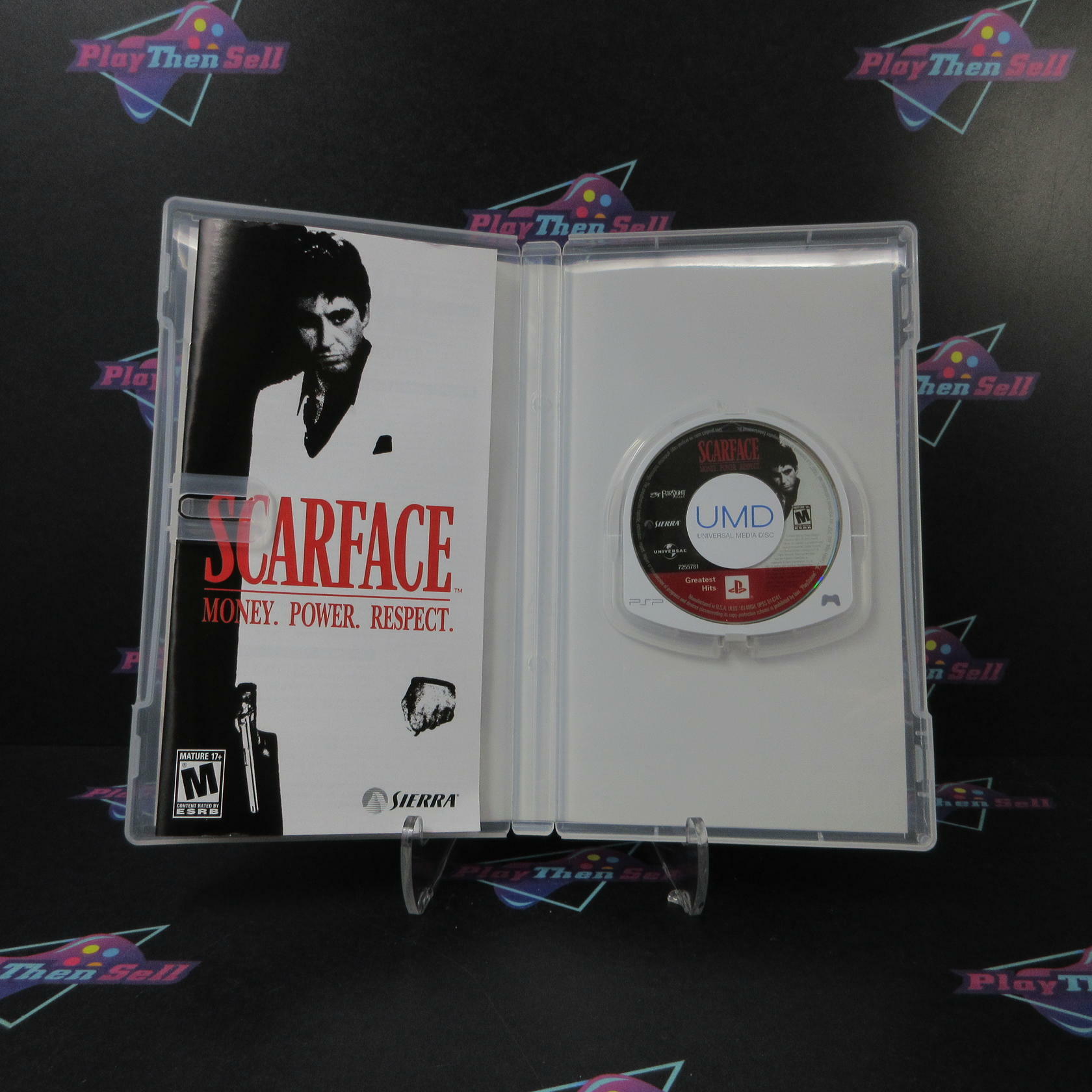 Scarface Money Power Respect Sony PSP GH Disc - Like New