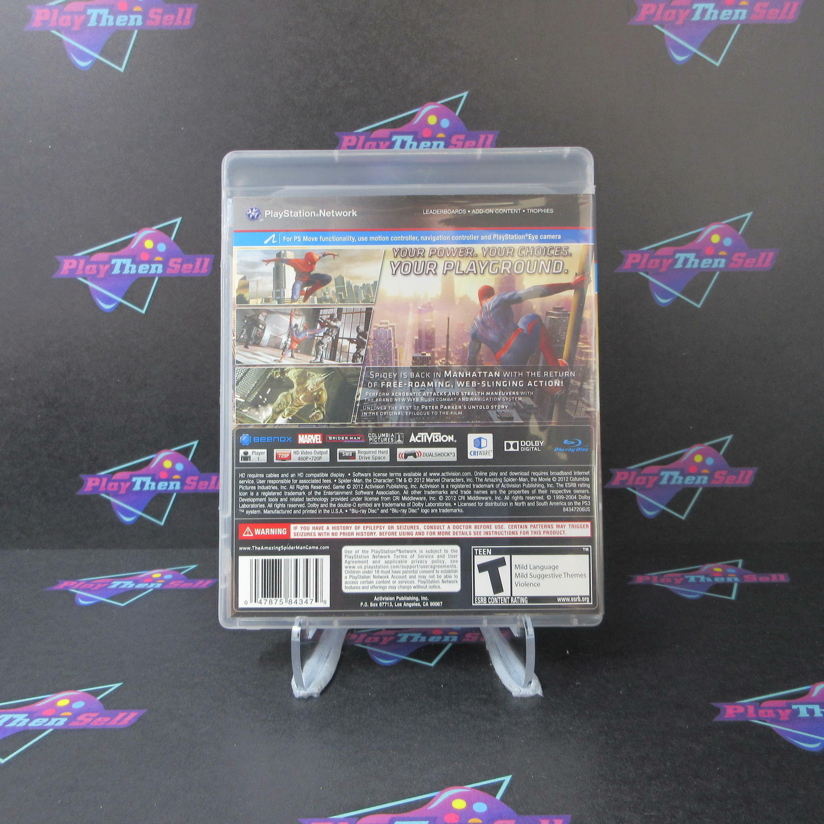 The Amazing Spider-Man PS3 PlayStation 3 - Like New