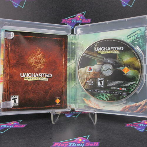 Uncharted Drake's Fortune PS3 PlayStation 3 + Reg Card - Like New