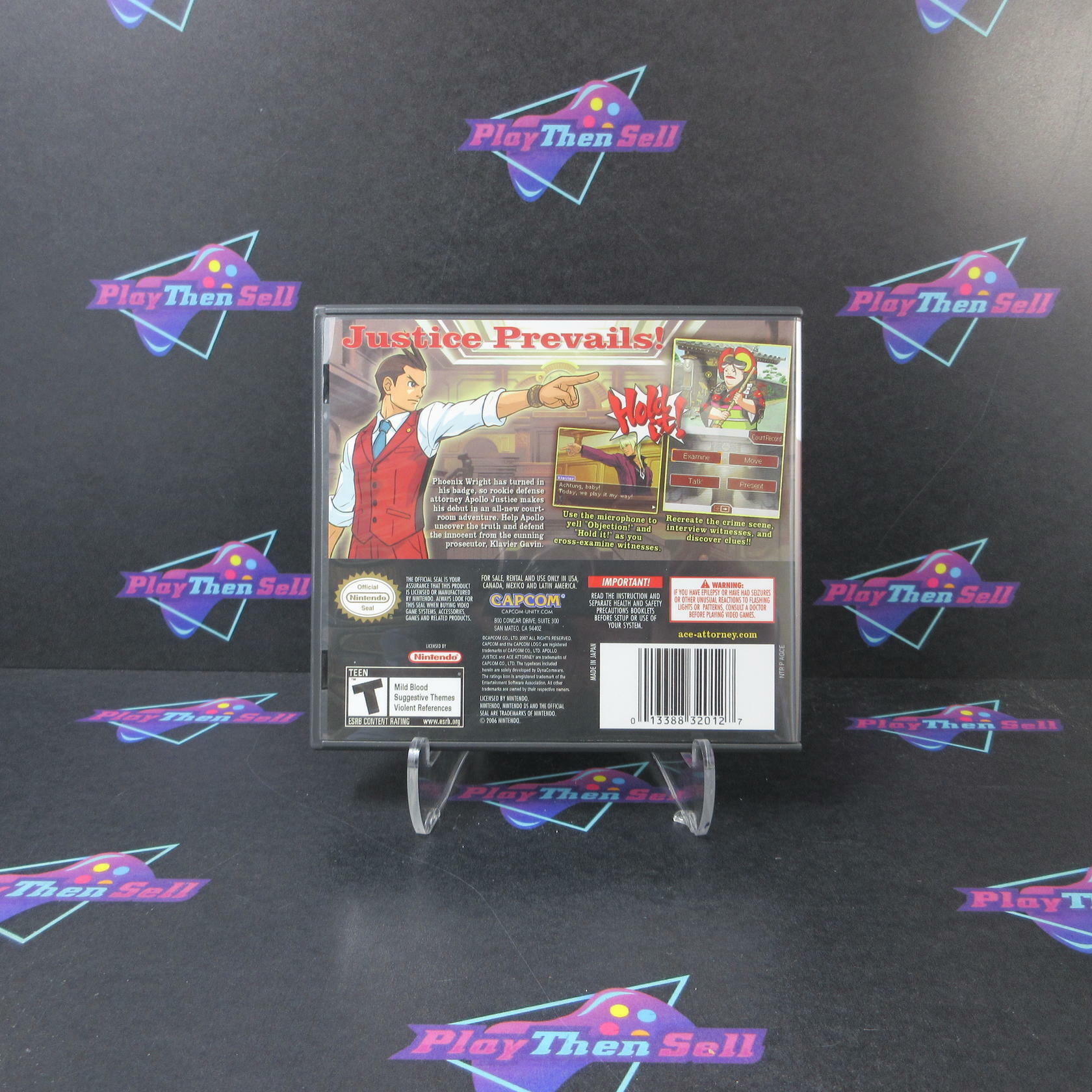 Apollo Justice Ace Attorney Nintendo DS - Like New