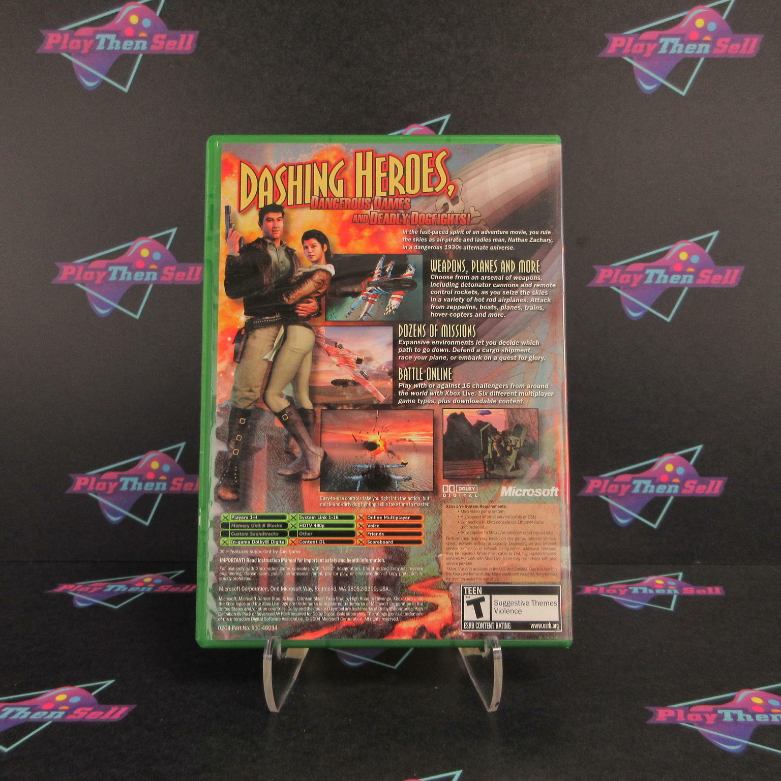 Crimson Skies High Road To Revenge Xbox - Like New