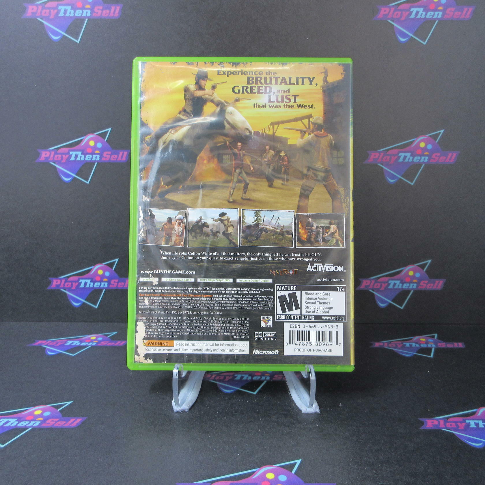 Gun Xbox 360 AD Complete CIB - Very Good