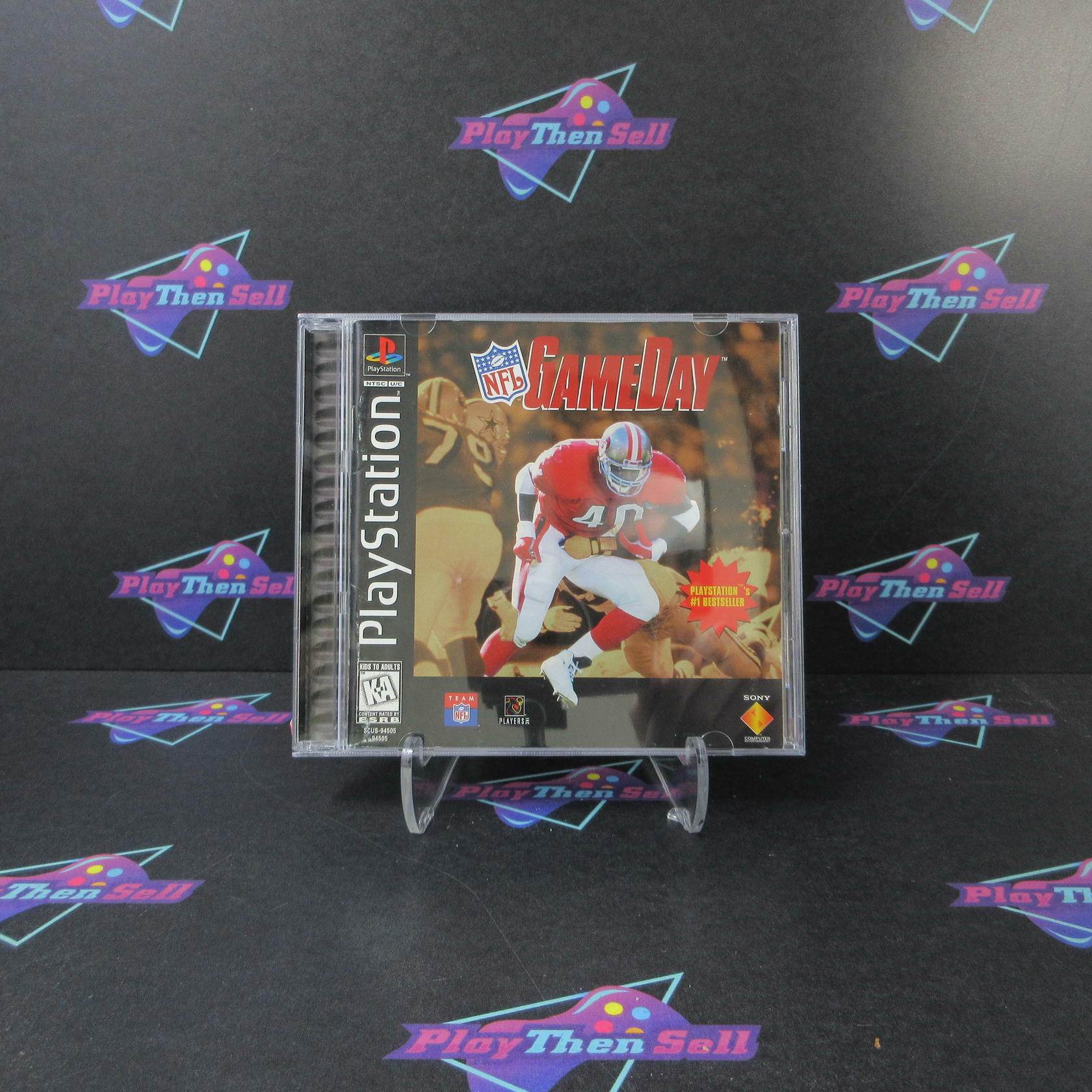 NFL GameDay PS1 PlayStation 1 MD + Reg Card Complete CIB - Very Good