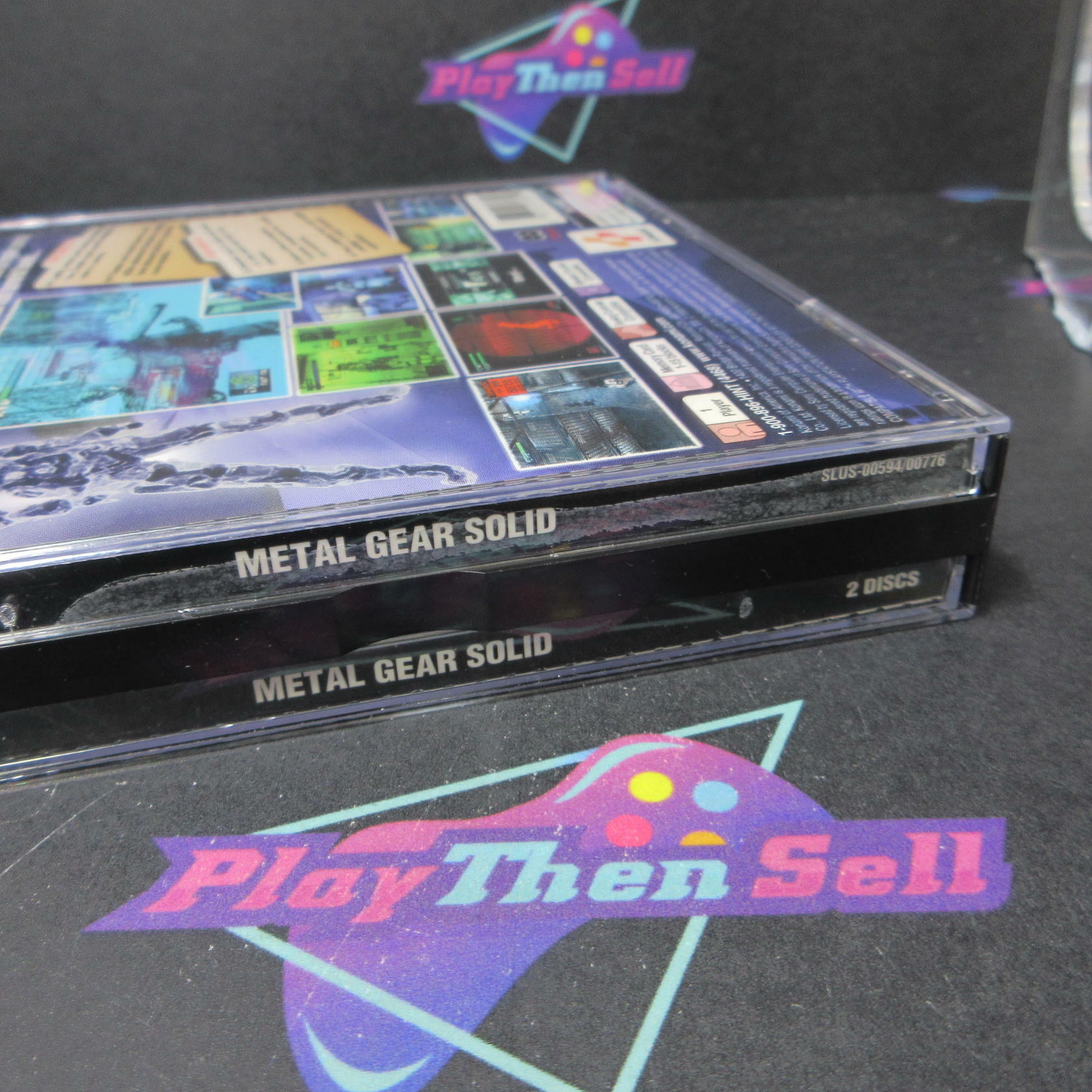 Metal Gear Solid PS1 PlayStation 1 Black Label AD/MD Complete - Very Good