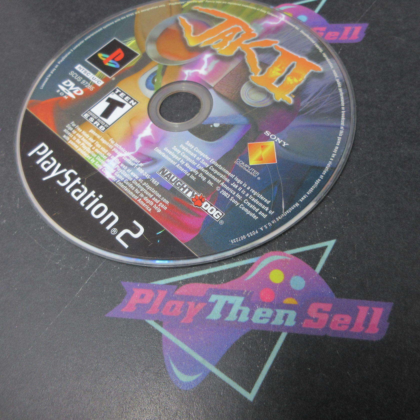Jak II PS2 PlayStation 2 AD/DD/NM - Very Good