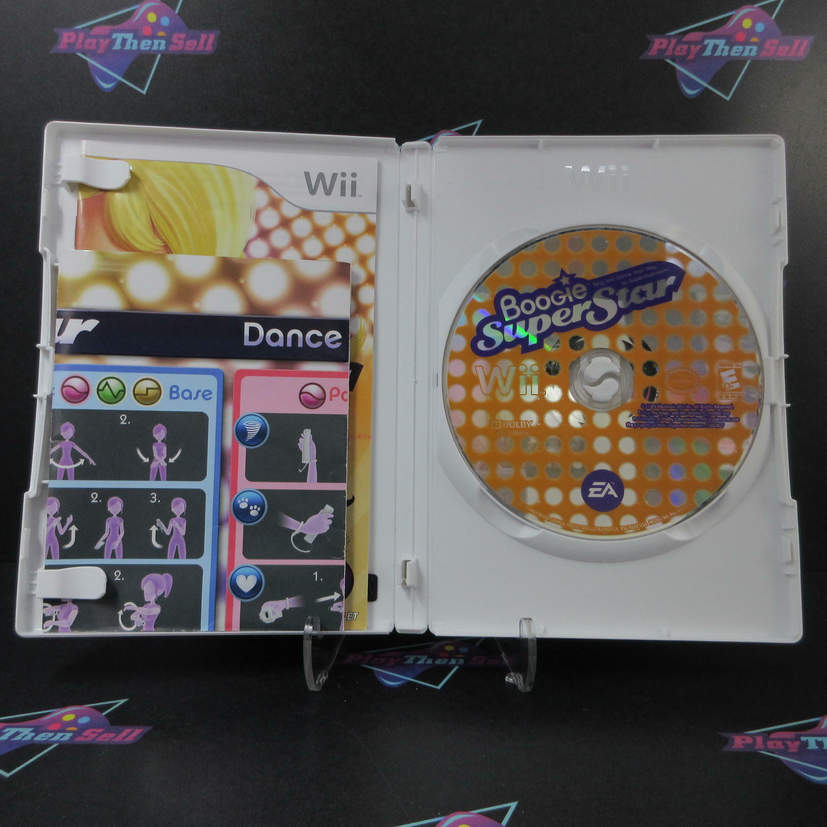 Boogie Superstar Nintendo Wii AD + Poster Complete CIB - Very Good