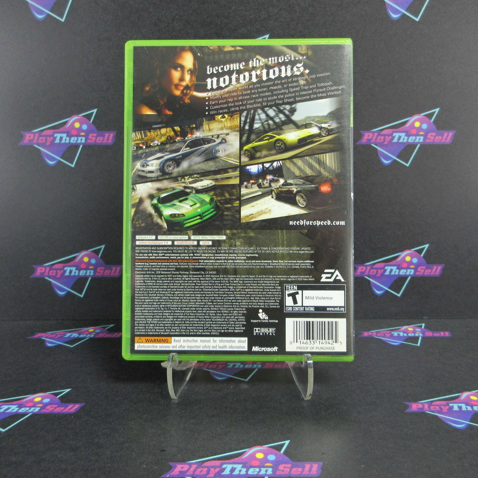 Need for Speed Most Wanted Xbox 360 - Like New
