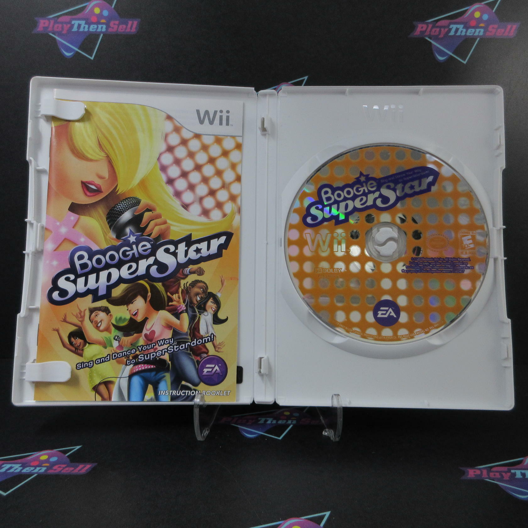 Boogie Superstar Nintendo Wii AD + Poster Complete CIB - Very Good