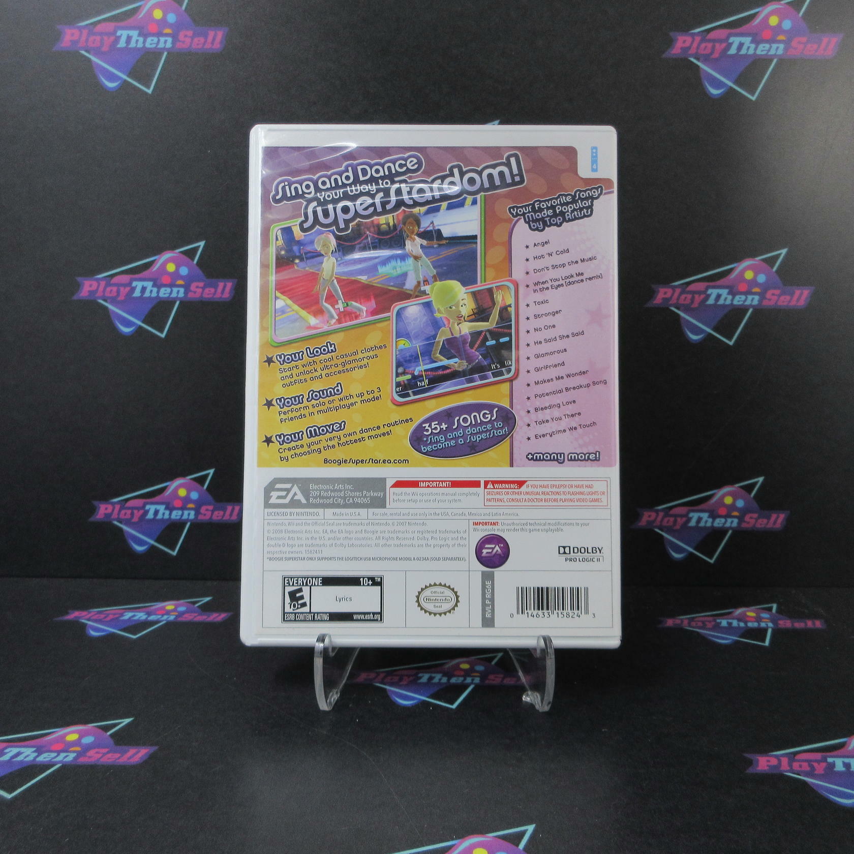 Boogie Superstar Nintendo Wii AD + Poster Complete CIB - Very Good