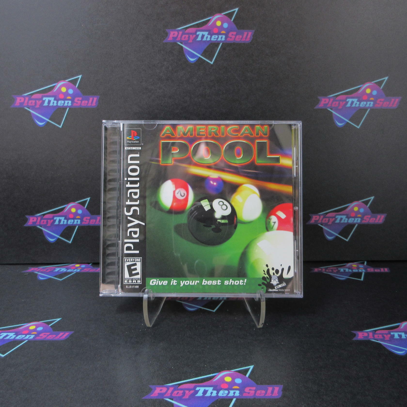 American Pool PS1 PlayStation 1 + Reg Card - Like New