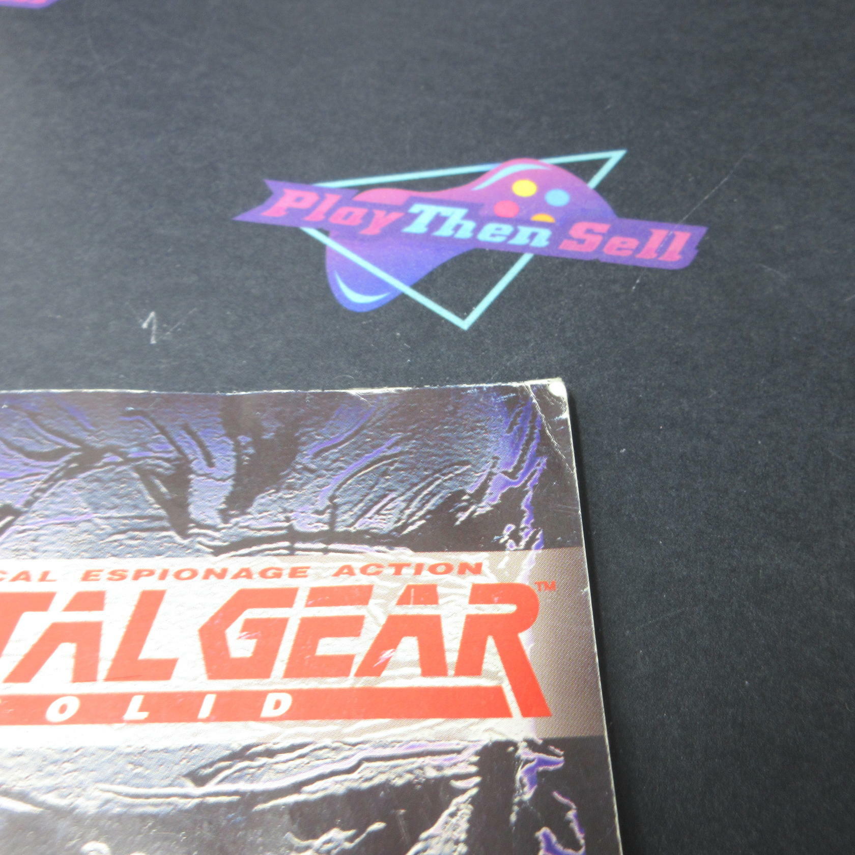Metal Gear Solid PS1 PlayStation 1 Black Label AD/MD Complete - Very Good