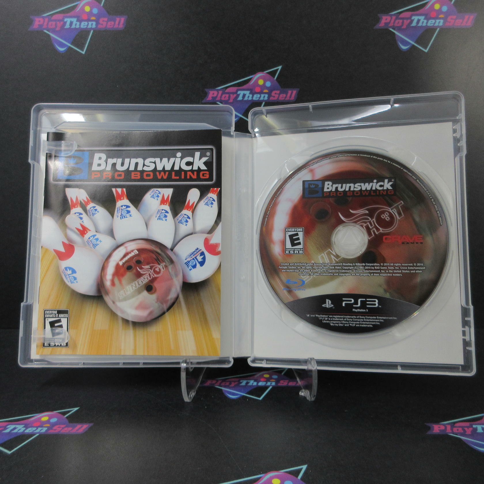 Brunswick Pro Bowling PS3 PlayStation 3 AD Complete CIB - Very Good