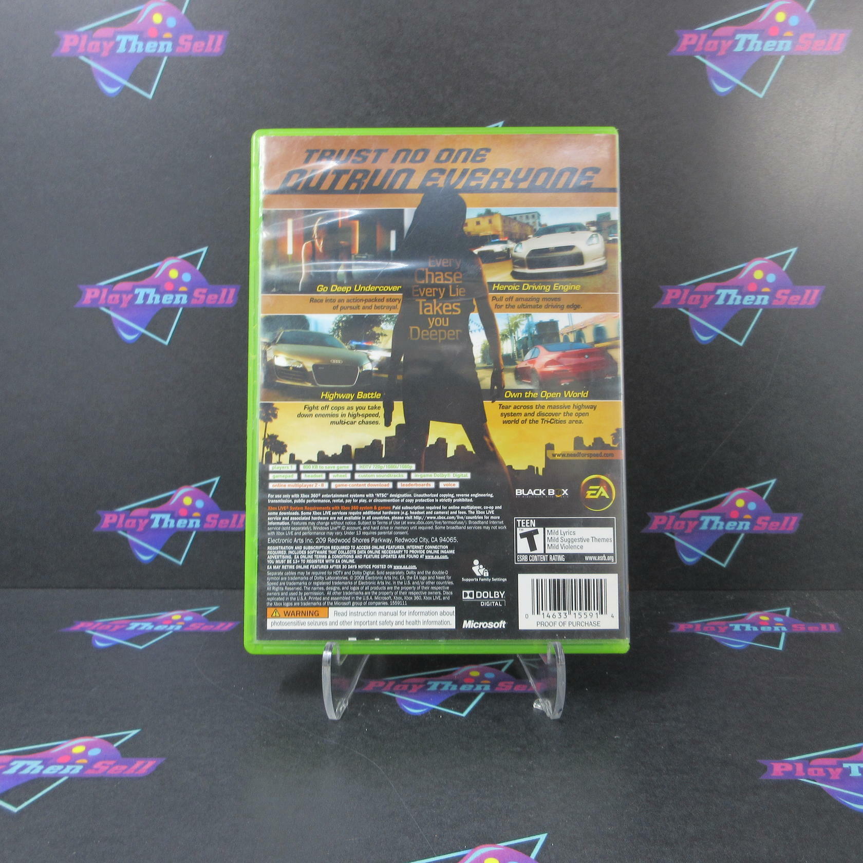 Need for Speed Undercover PH Disc Xbox 360 AD/NM - Very Good