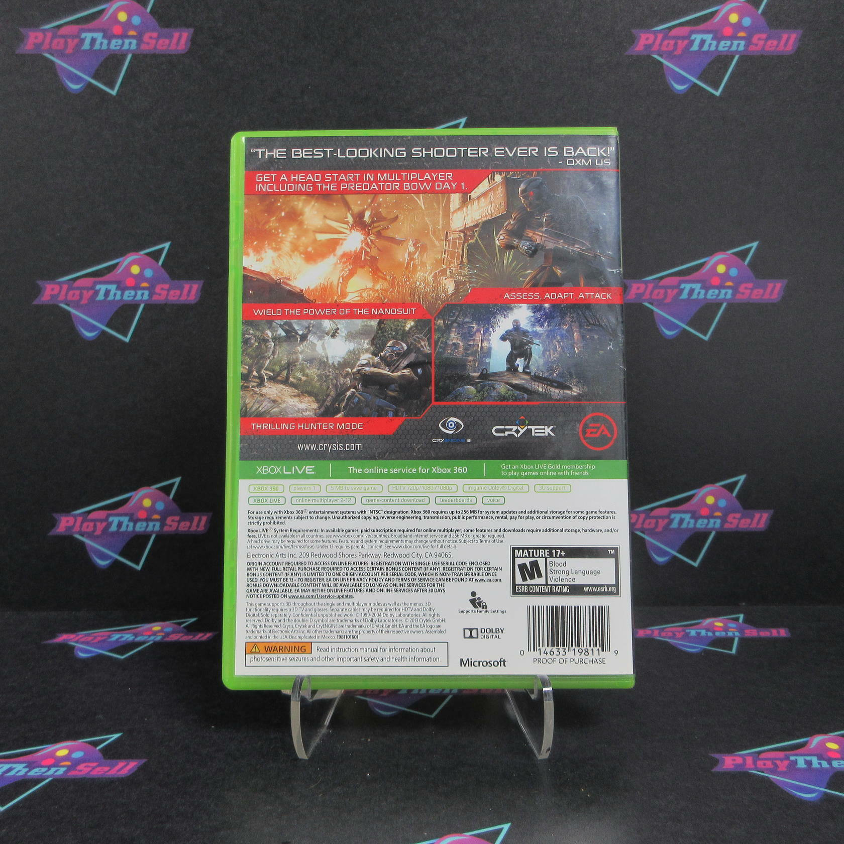 Crysis 3 Hunter Edition Xbox 360 AD Complete CIB - Very Good