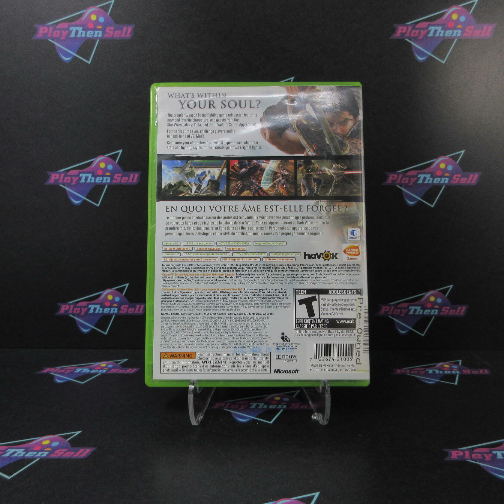 Soul Calibur 4 Xbox 360 AD/NM - Very Good