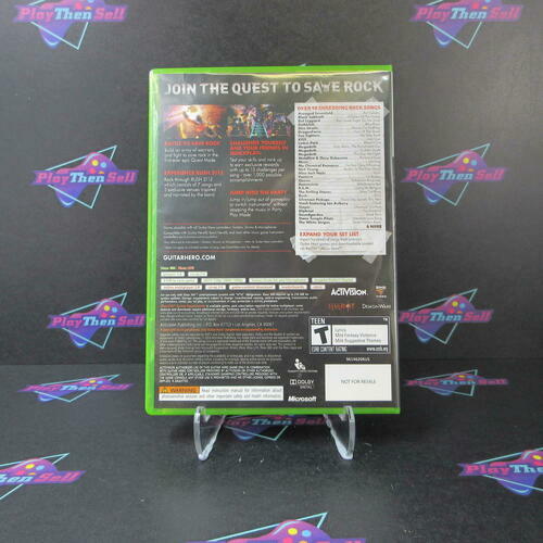 Guitar Hero Warriors of Rock Xbox 360 - Like New