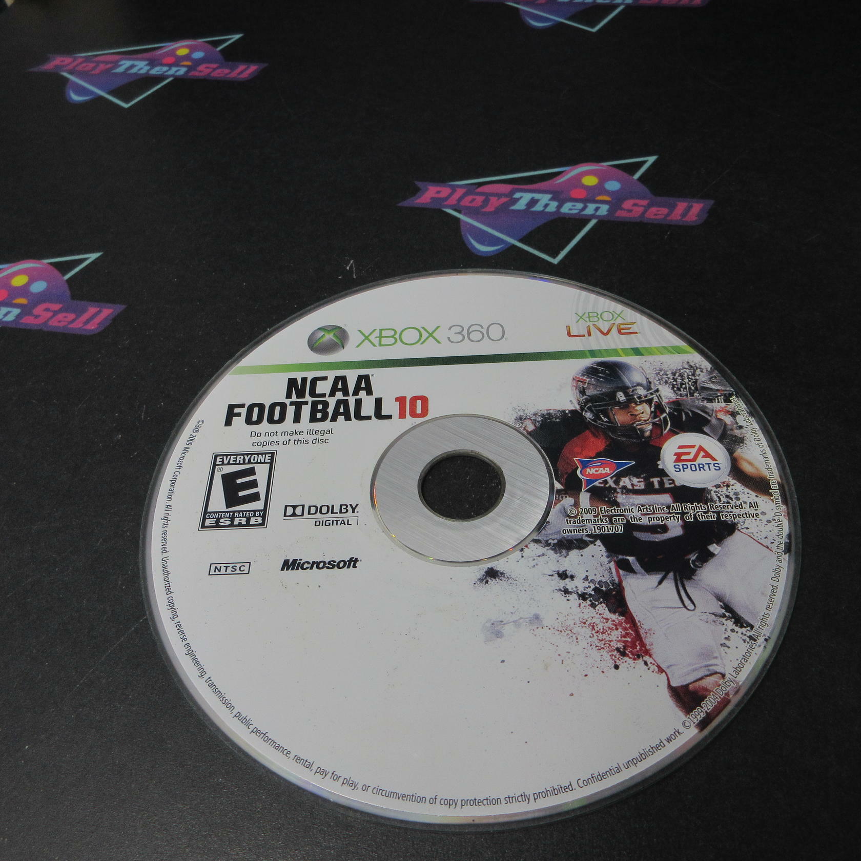 NCAA Football 10 Xbox 360 DD/NM - Very Good