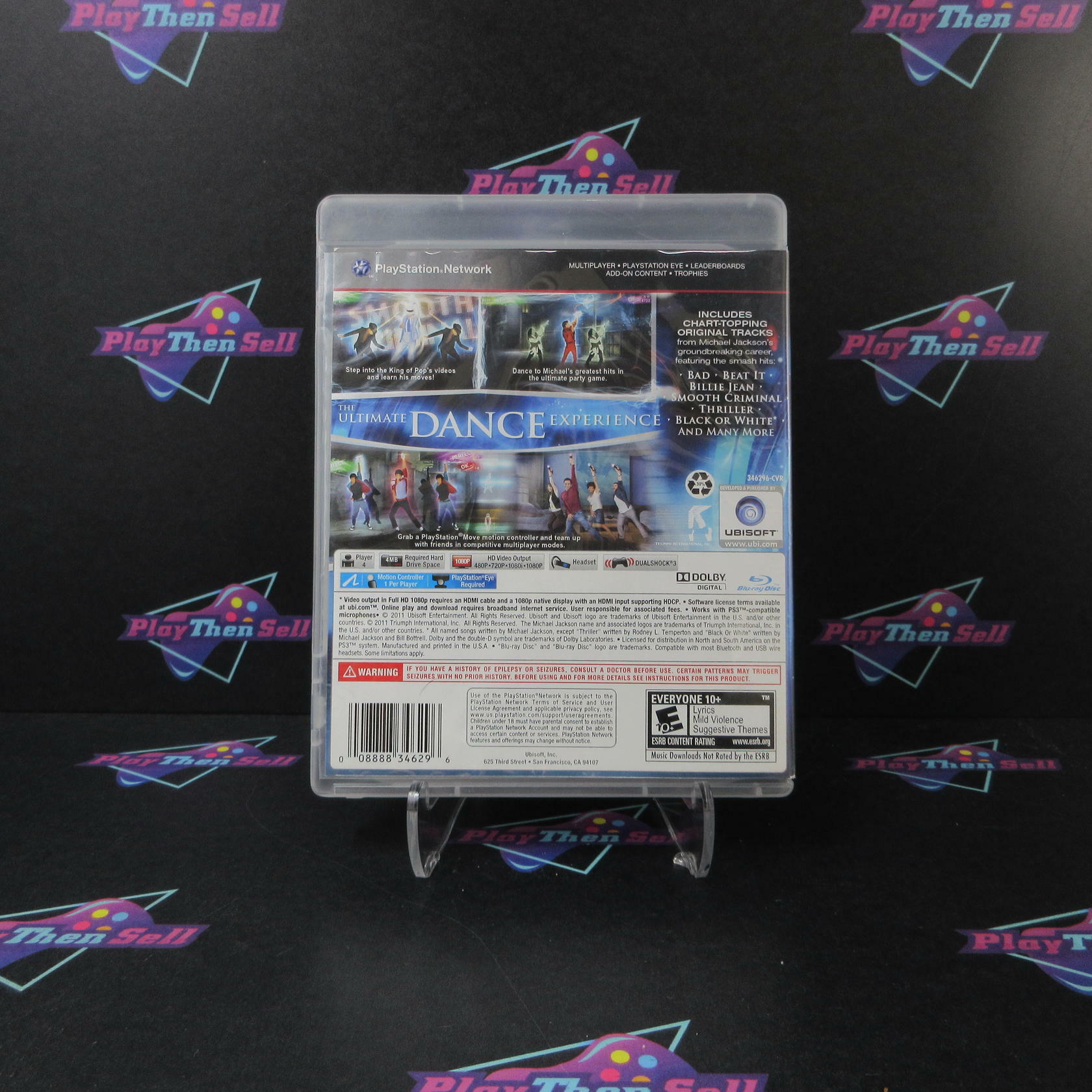Michael Jackson The Experience PS3 Playstation 3 AD/NM - Very Good
