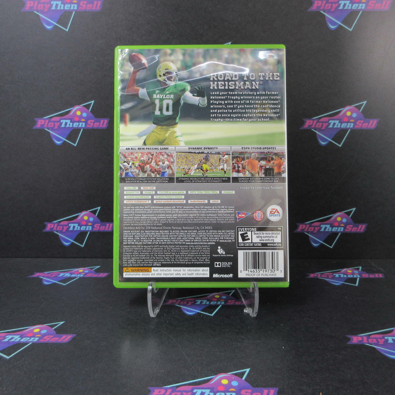 NCAA Football 13 Xbox 360 MD Complete CIB - Very Good
