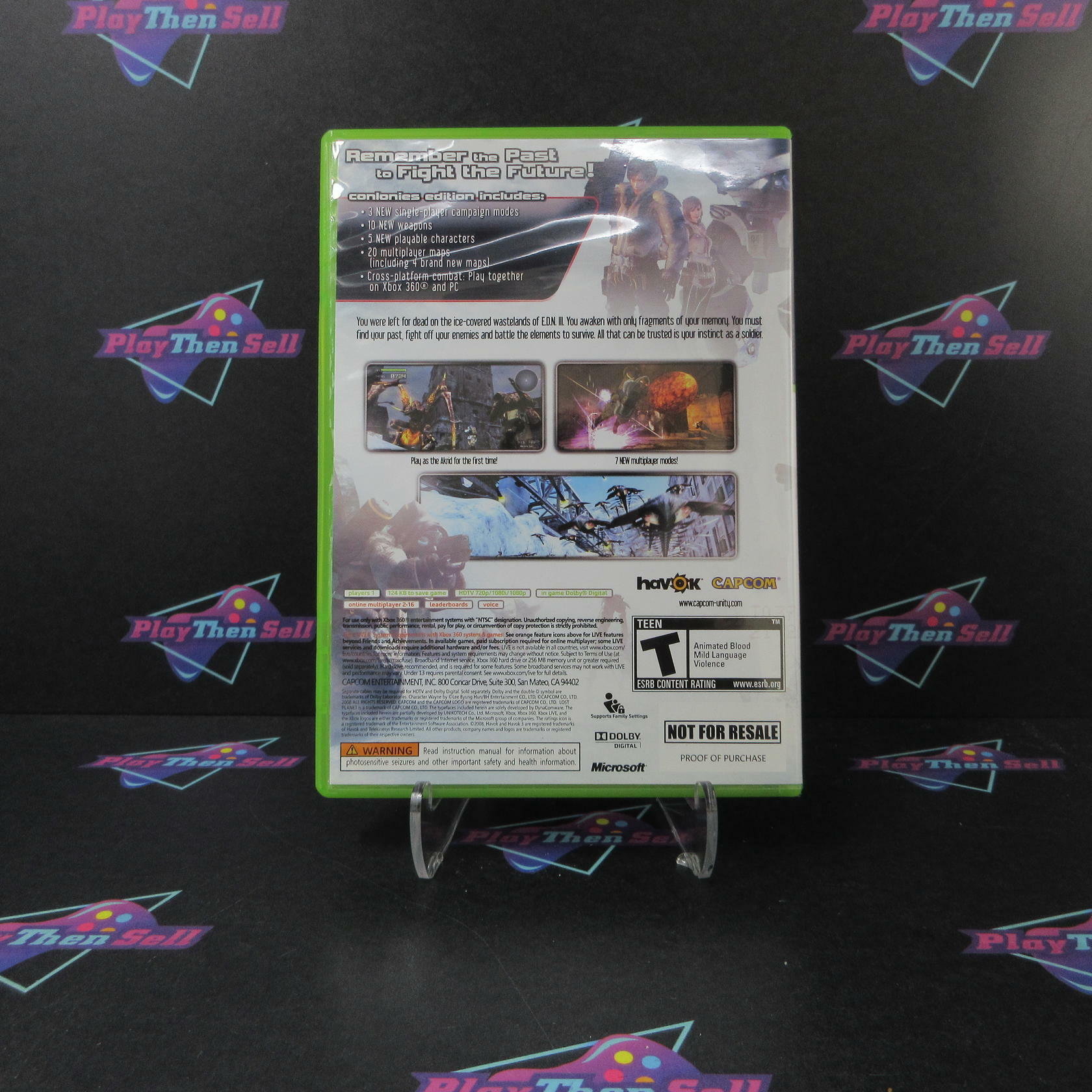 Lost Planet Extreme Condition Colonies Edition PH Xbox 360 MD CIB - Very Good