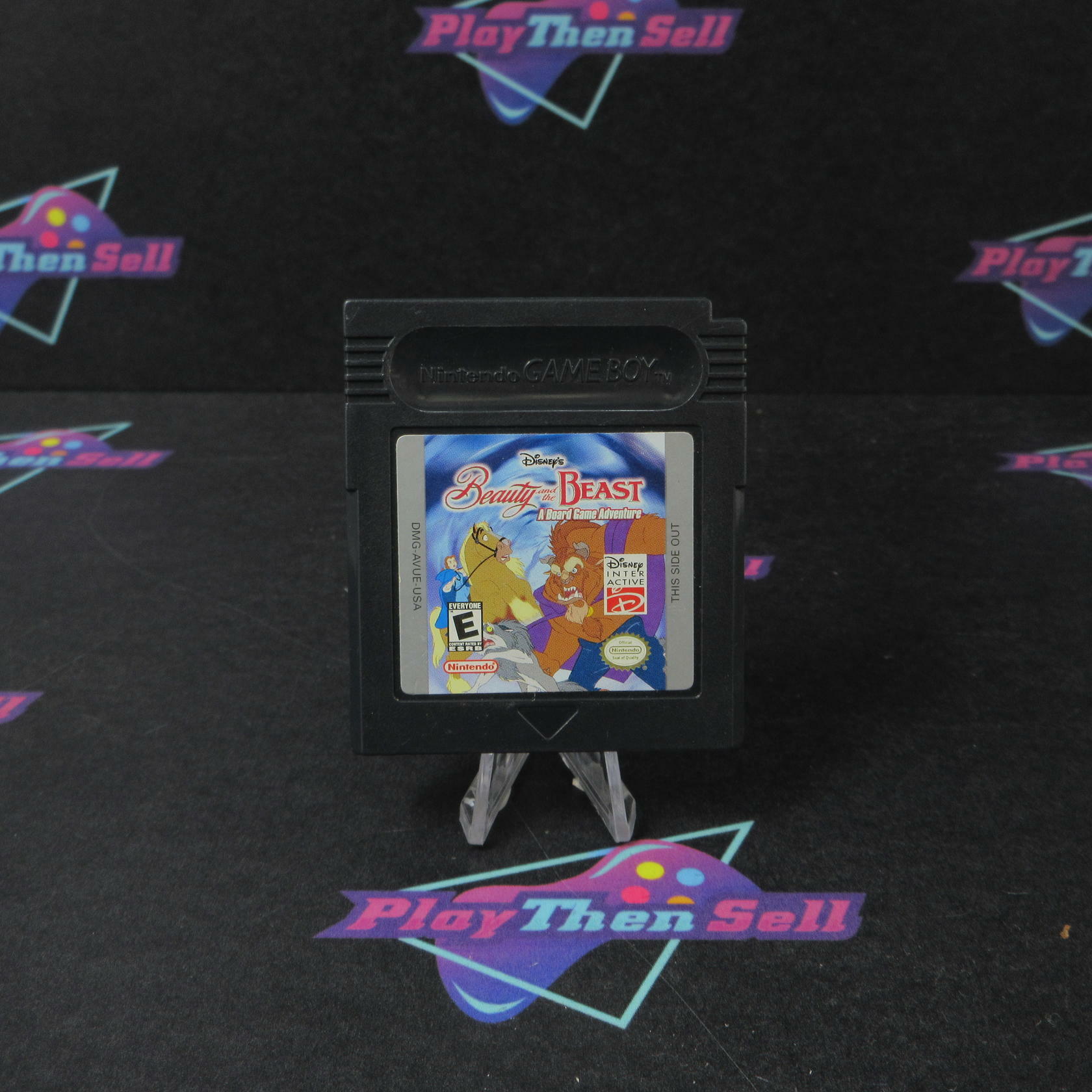 Beauty and the Beast A Board Game Adventure Game Boy Color GBC Cart Only Tested - Very Good