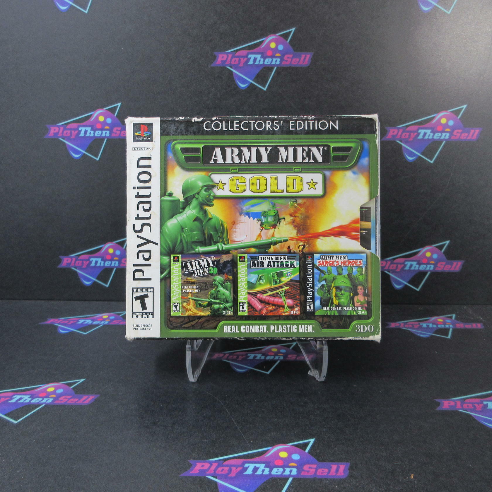 Army Men Gold Collectors Edition PS1 PlayStation 1 - Like New