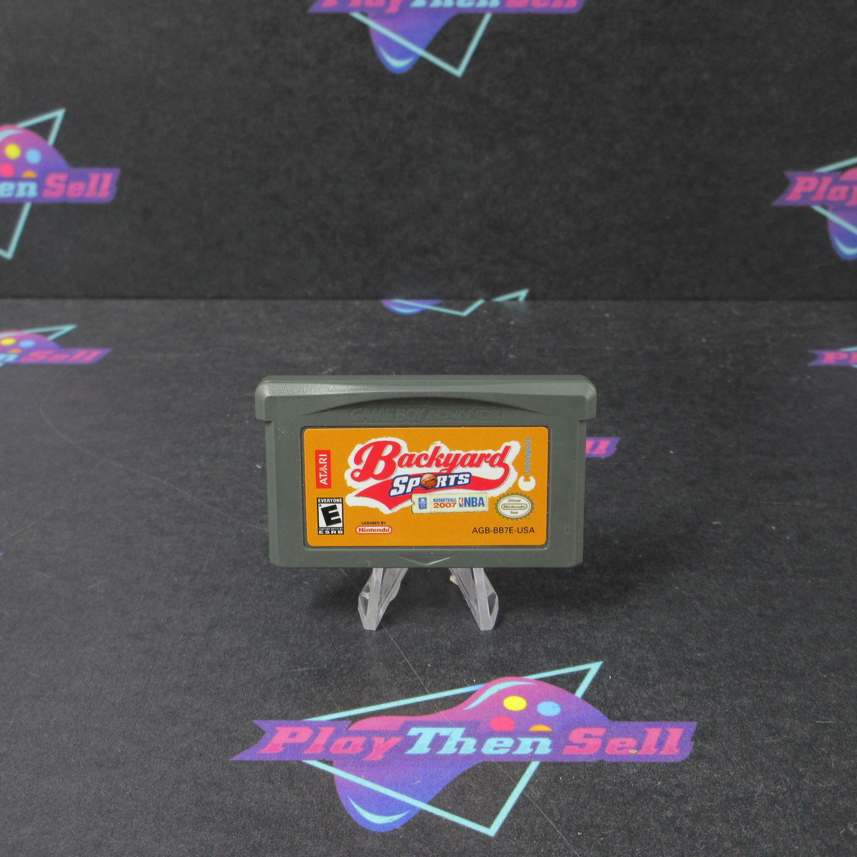 Backyard Sports Basketball 2007 GameBoy Advance Cart Only Authentic / Tested - Very Good