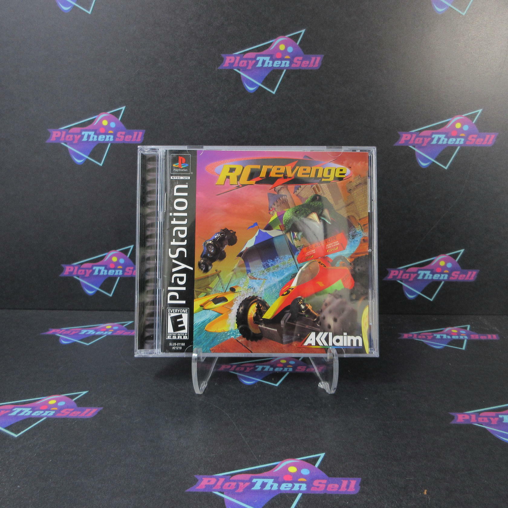 RC Revenge PS1 PlayStation 1 + Reg Card - Like New