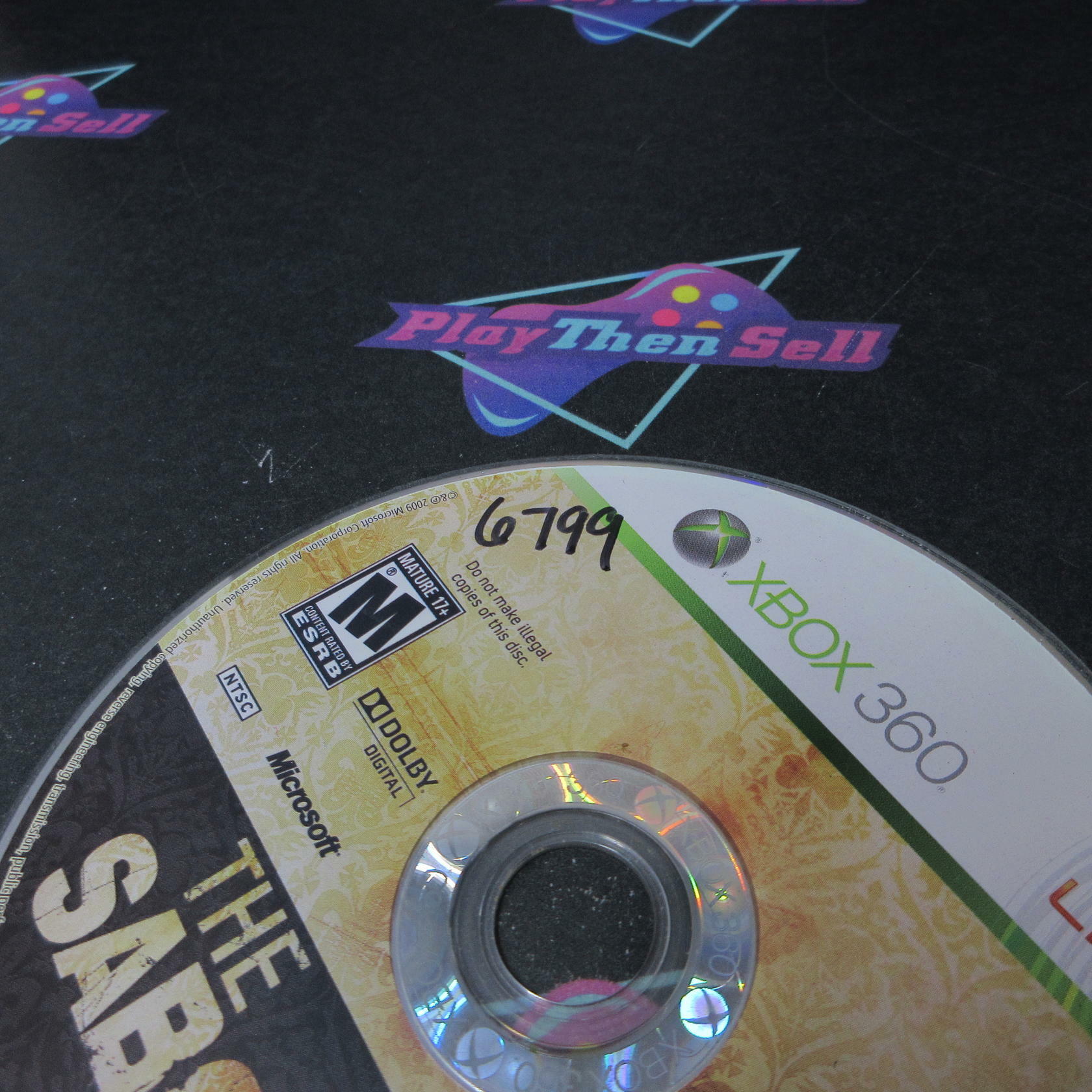The Saboteur Rental Art Xbox 360 DD Complete CIB - Very Good