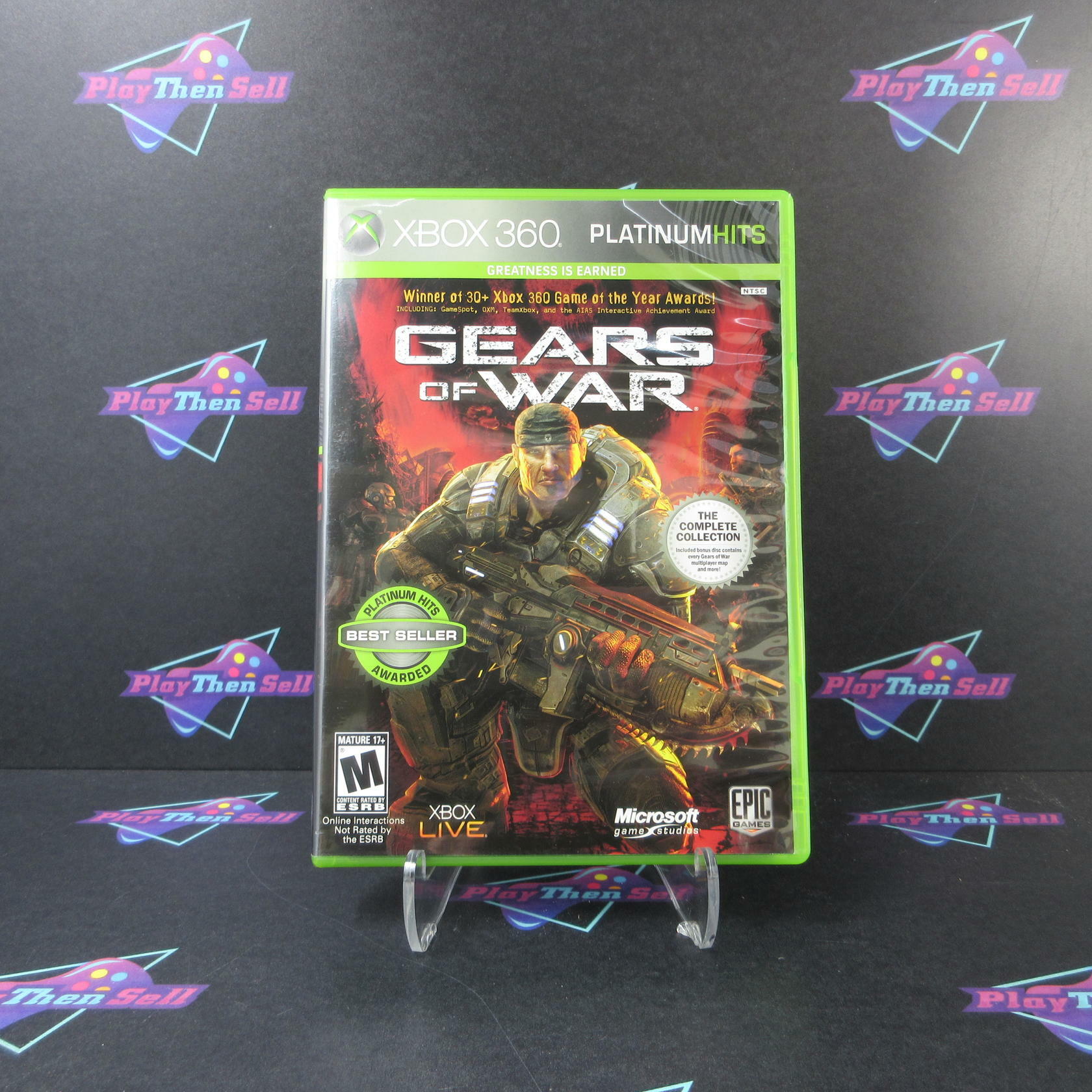 Gears of War PH Xbox 360 MD + Bonus Disc Complete CIB - Very Good