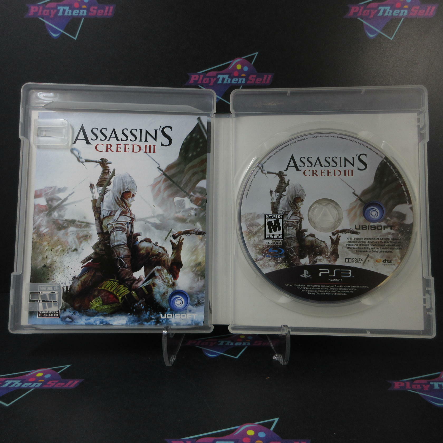 Assassin's Creed III GameStop Edition PS3 PlayStation 3 AD Complete CIB - Very Good