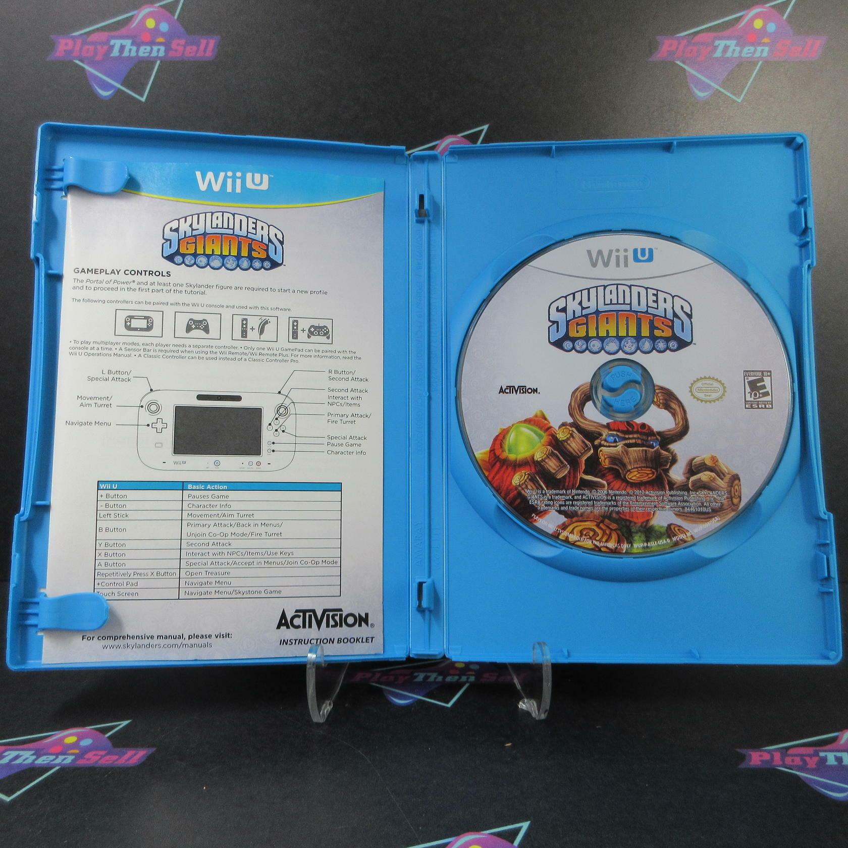 Skylanders Giants Game Only Nintendo Wii U - Like New