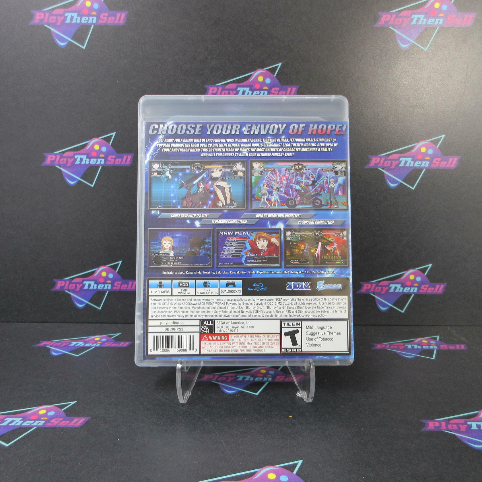 Dengeki Bunko Fighting Climax PS3 PlayStation 3 - Like New
