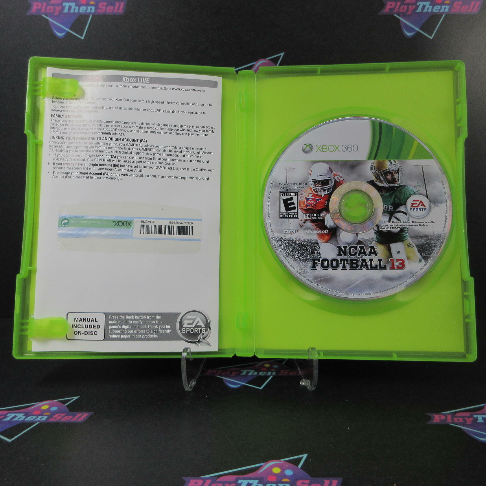 NCAA Football 13 Xbox 360 MD Complete CIB - Very Good
