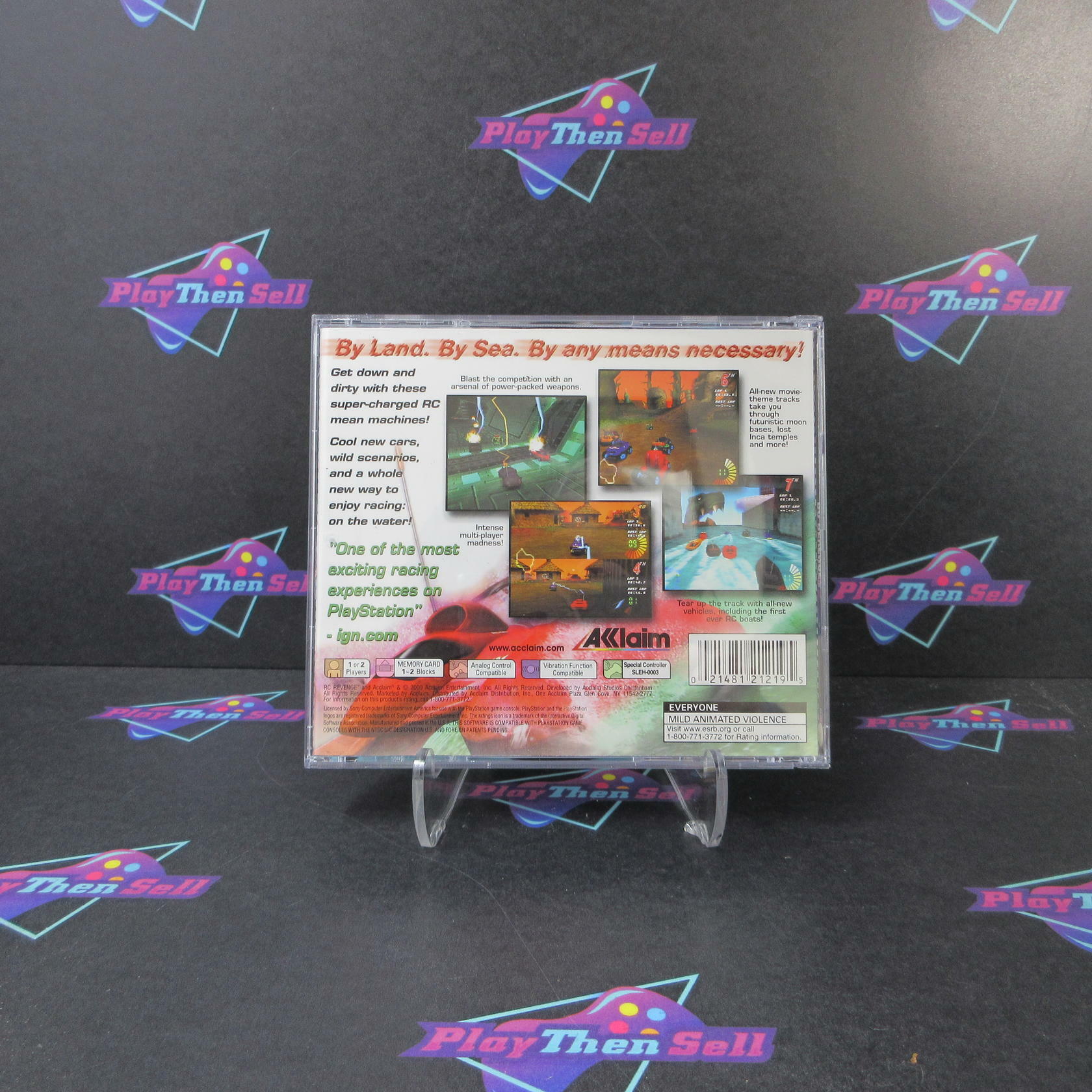 RC Revenge PS1 PlayStation 1 + Reg Card - Like New