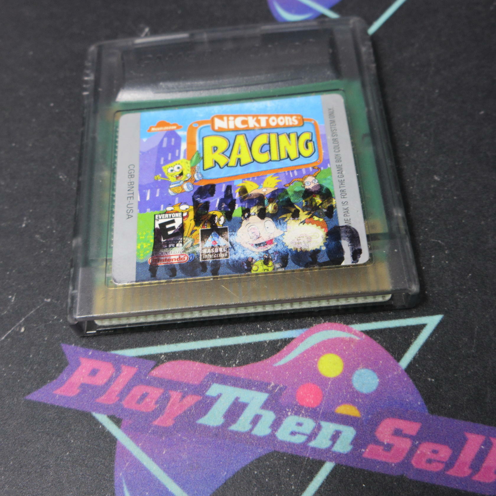 Nicktoons Racing Game Boy Color GBC Cart Only AD Authentic / Tested - Very Good
