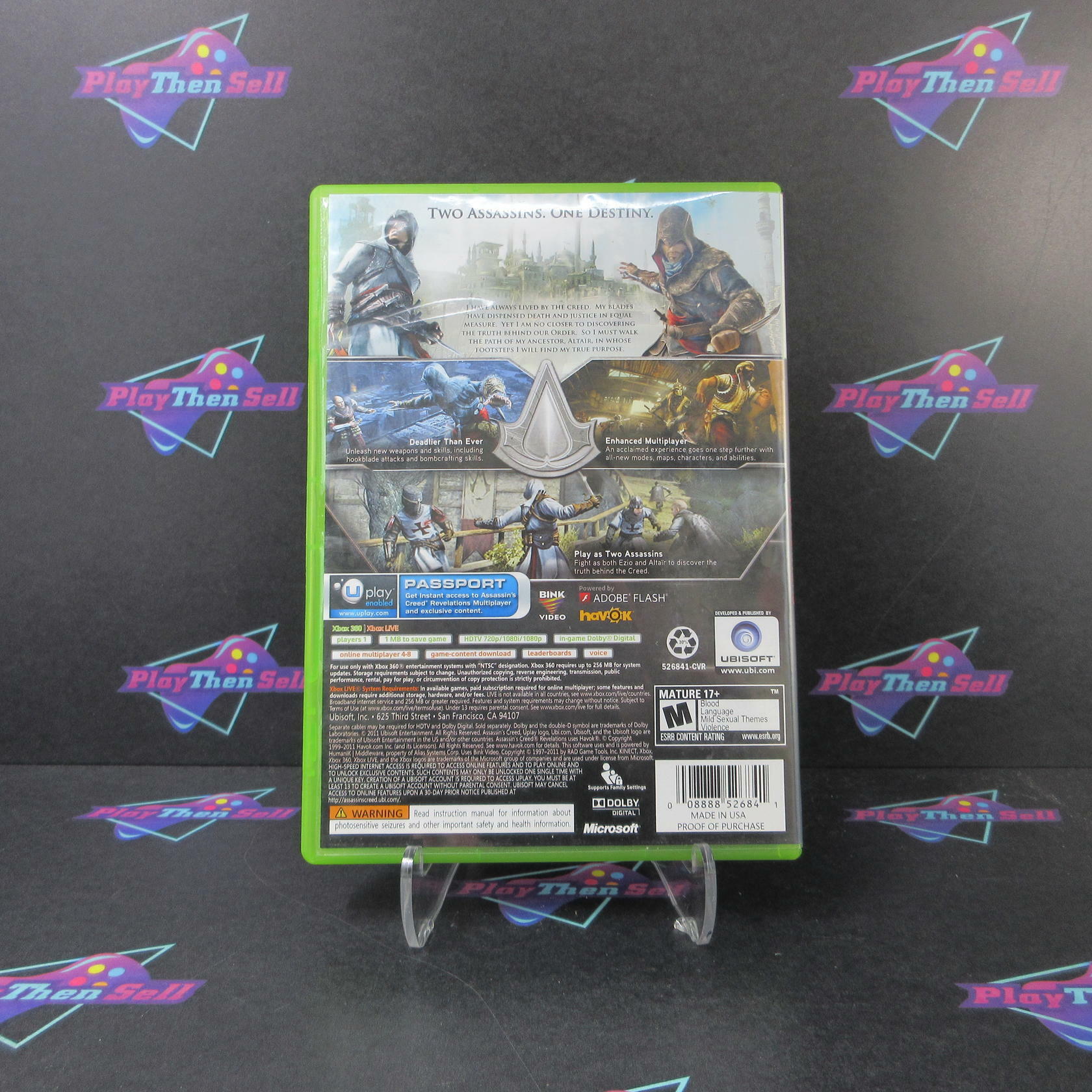 Assassin's Creed Revelations Xbox 360 MD/DD Complete CIB - Very Good