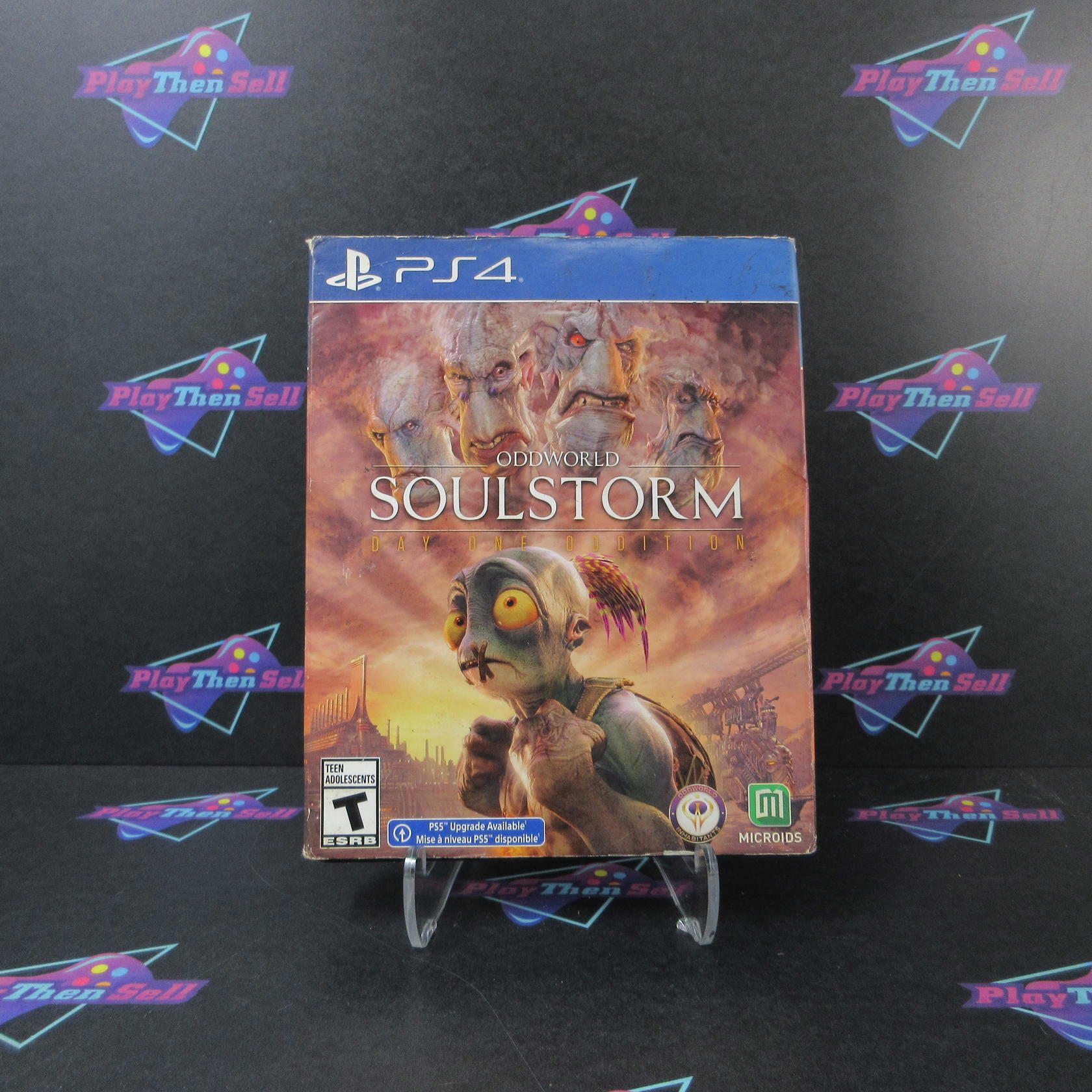 Oddworld Soulstorm Day One Oddition Steelbook PS4 PlayStation 4 AD + Sleeve - Very Good