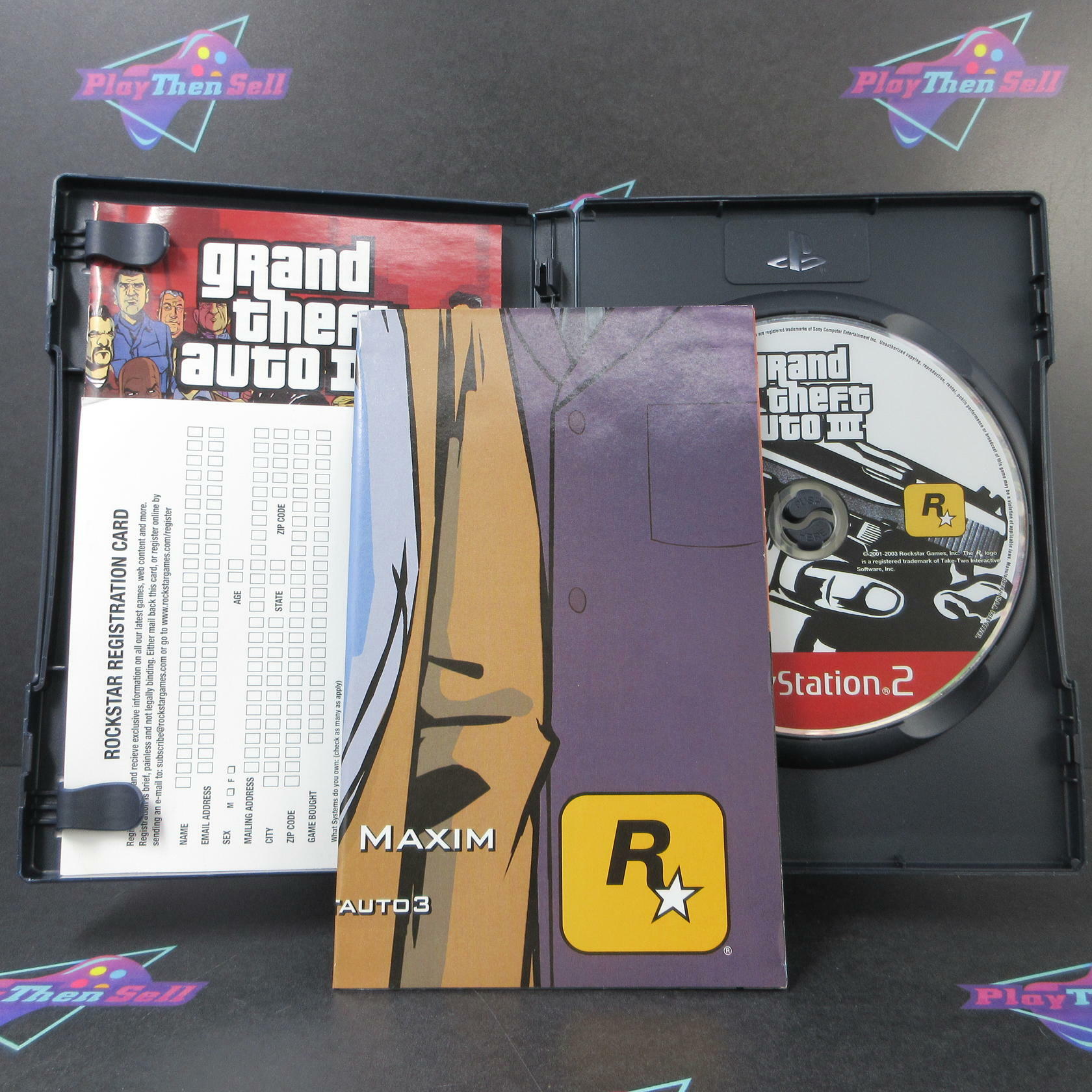 Grand Theft Auto Double Pack GH PS2 PlayStation 2 AD Complete CIB - Very Good