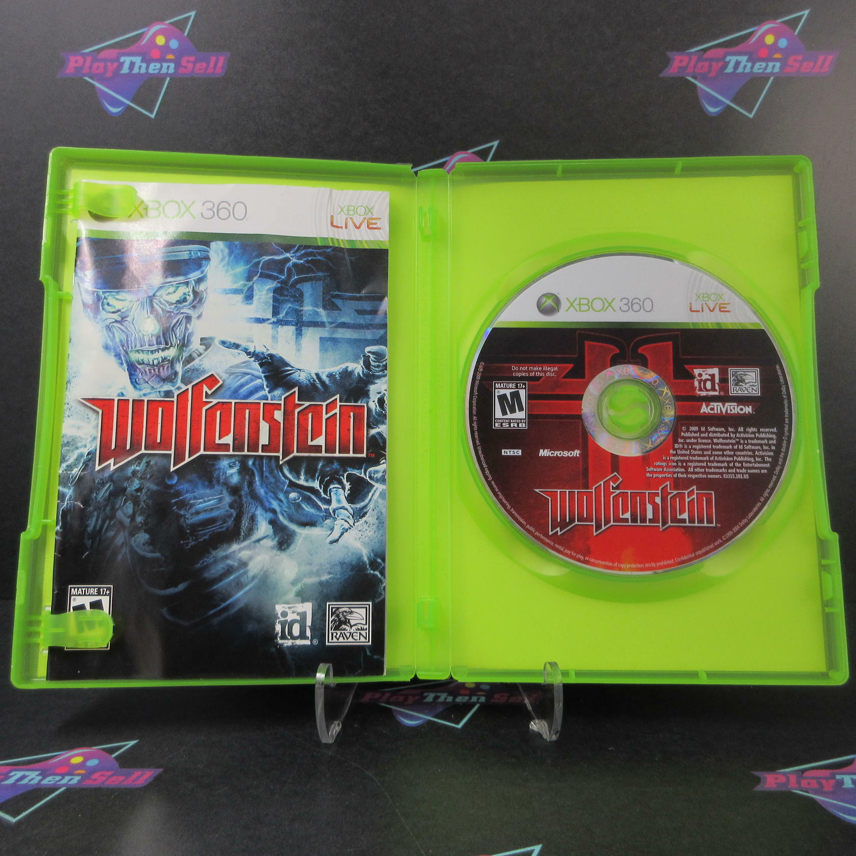 Wolfenstein Xbox 360 AD/MD Complete CIB - Very Good