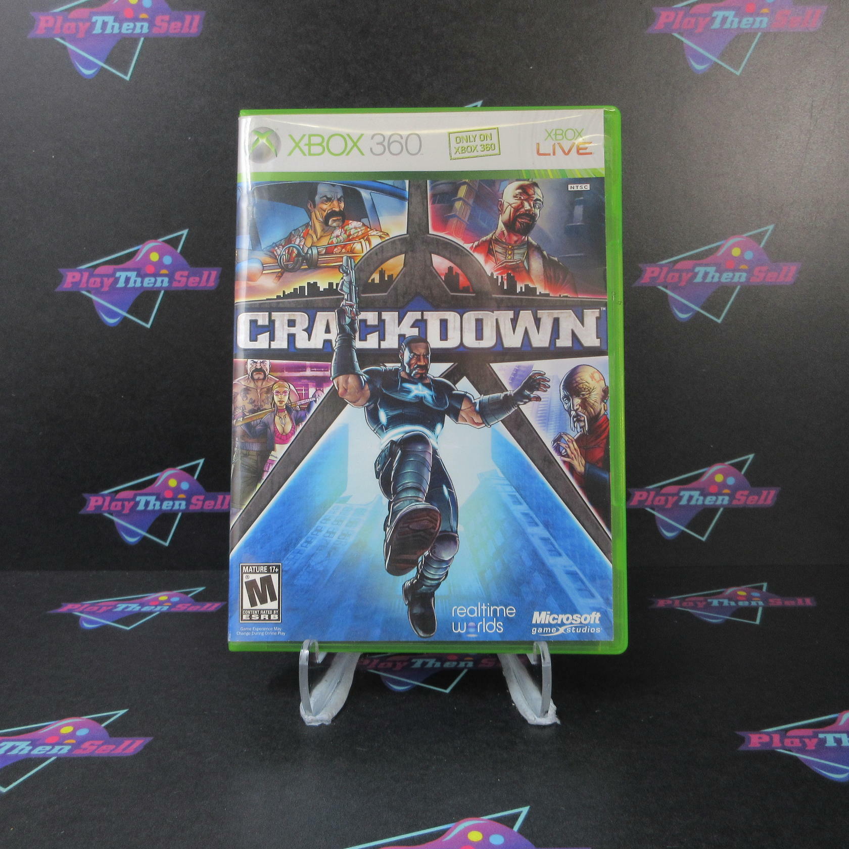Crackdown Xbox 360 AD/MD Complete CIB - Very Good