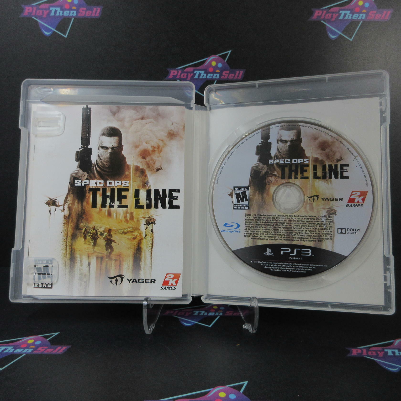 Spec Ops The Line PS3 PlayStation 3 AD/DD Complete CIB - Very Good
