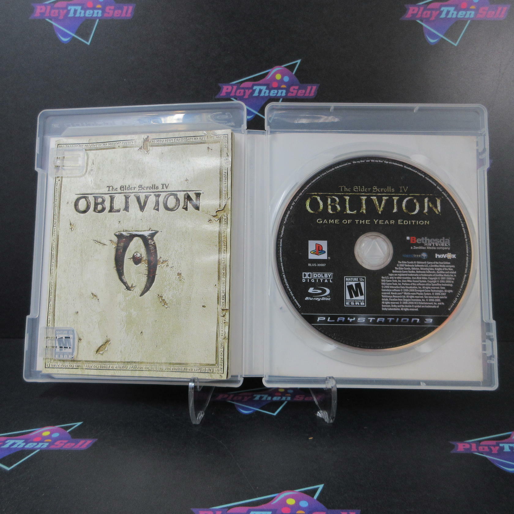 The Elder Scrolls IV Oblivion GOTY Edition PS3 PlayStation 3 AD/MD - Very Good