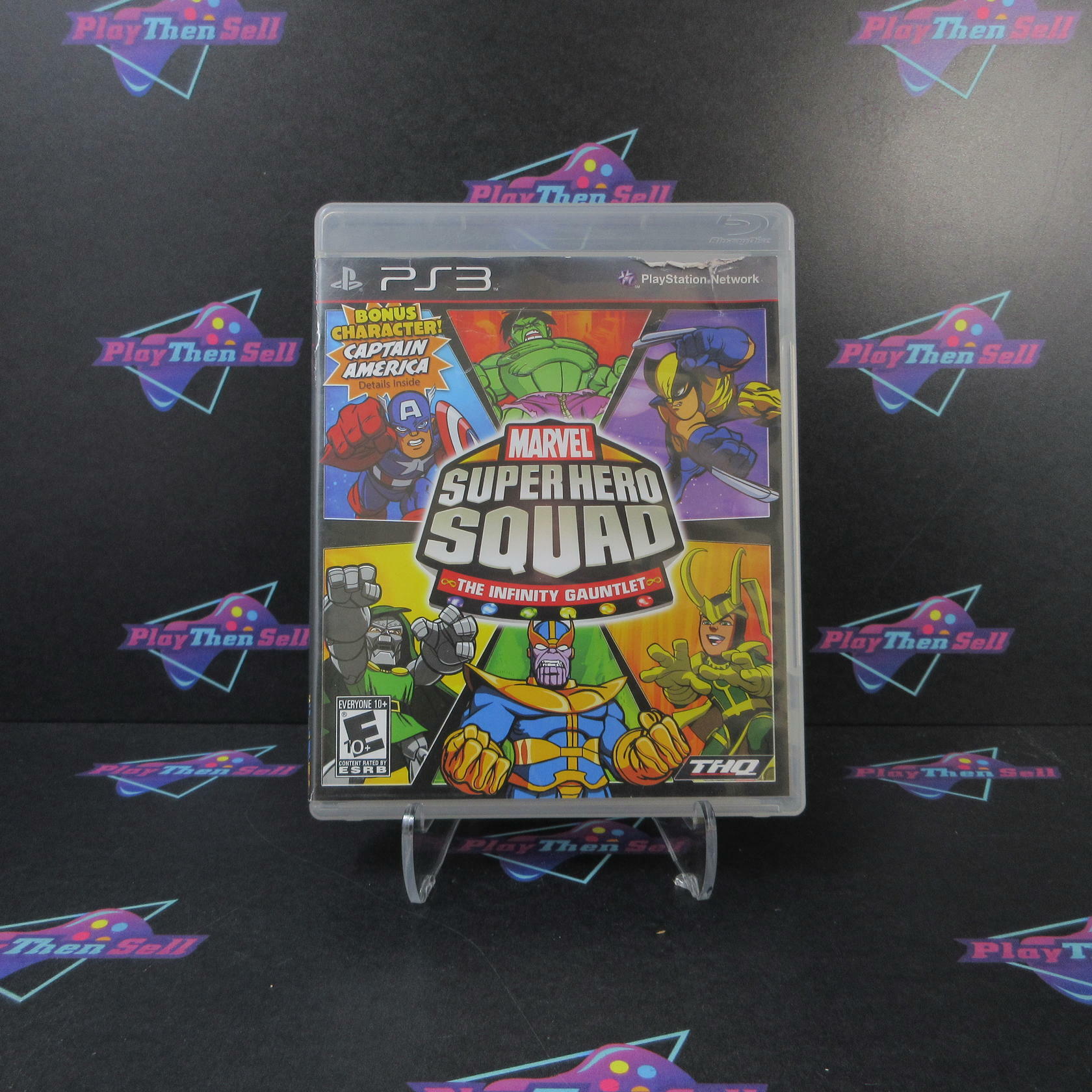 Marvel Super Hero Squad The Infinity Gauntlet PS3 PlayStation 3 AD/NM - Very Good