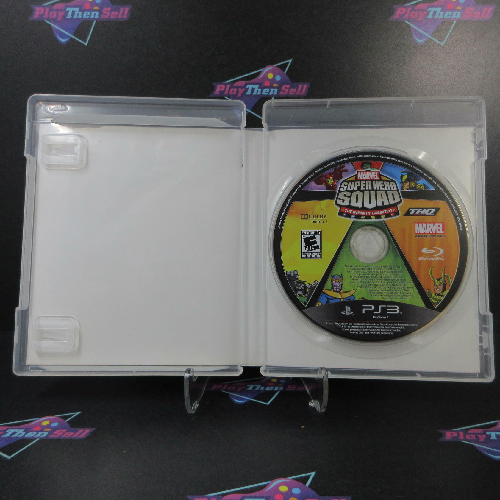 Marvel Super Hero Squad The Infinity Gauntlet PS3 PlayStation 3 AD/NM - Very Good